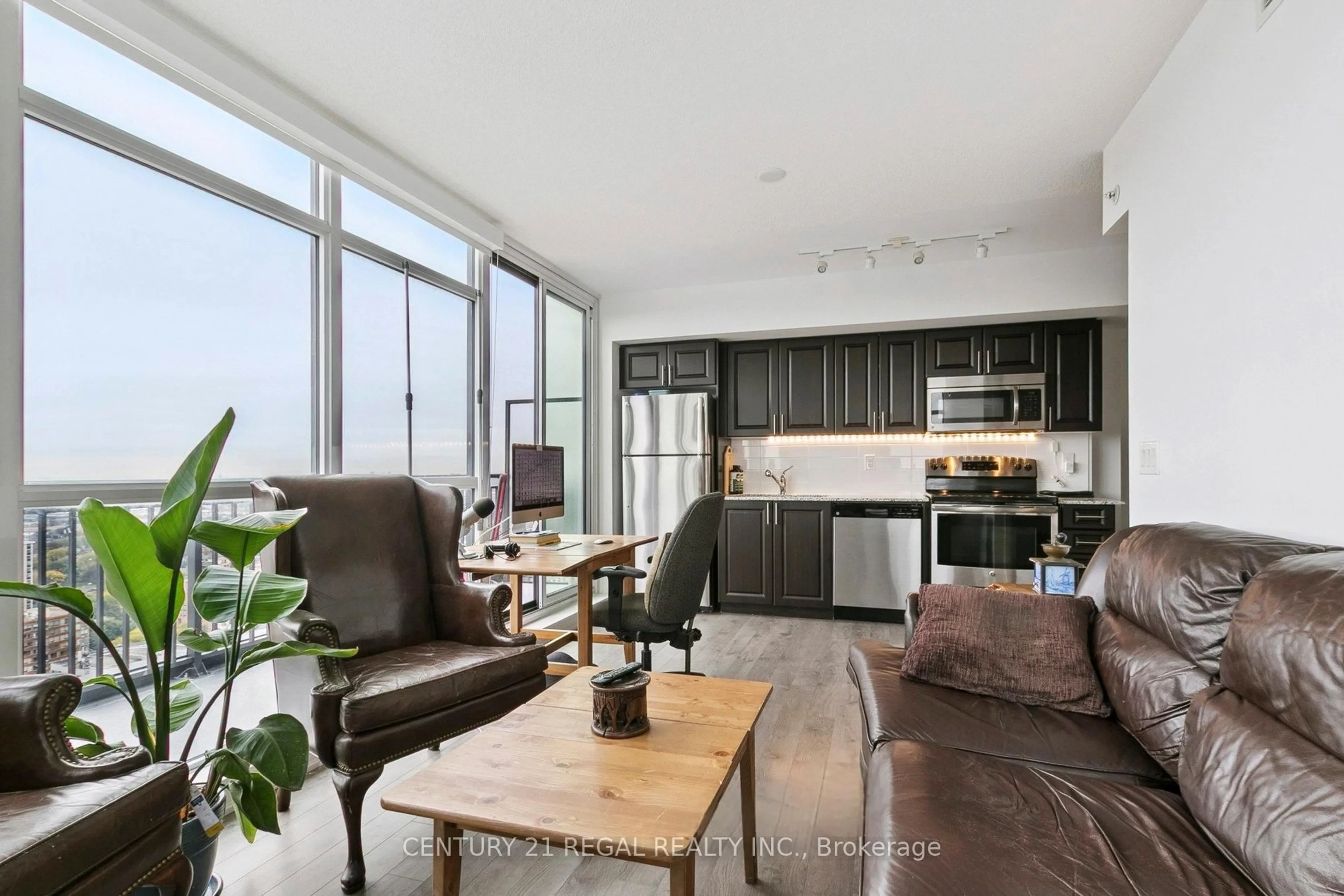 Open concept kitchen, unknown for 830 Lawrence Ave #2707, Toronto Ontario M6A 0A2