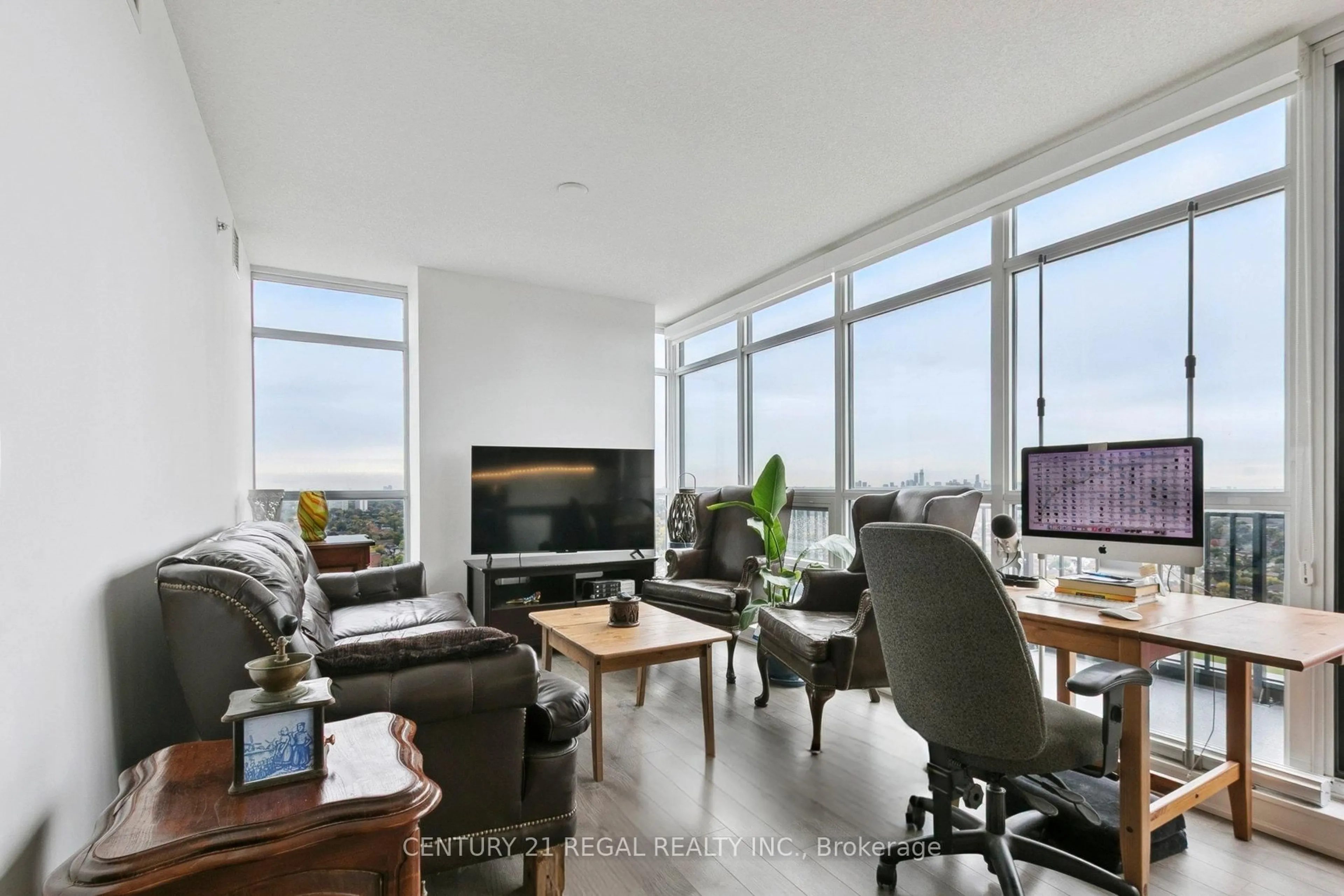 Living room with furniture, unknown for 830 Lawrence Ave #2707, Toronto Ontario M6A 0A2