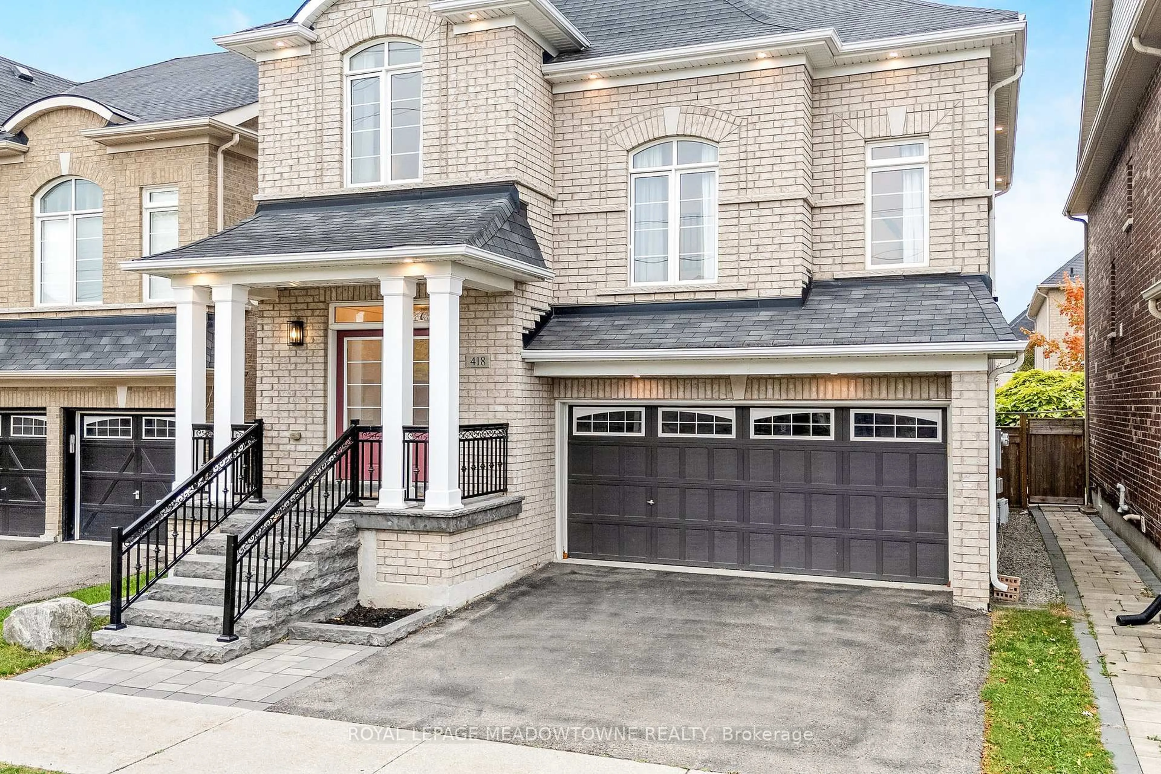 Home with brick exterior material, street for 418 Cedar Hedge Rd, Milton Ontario L9T 8T6