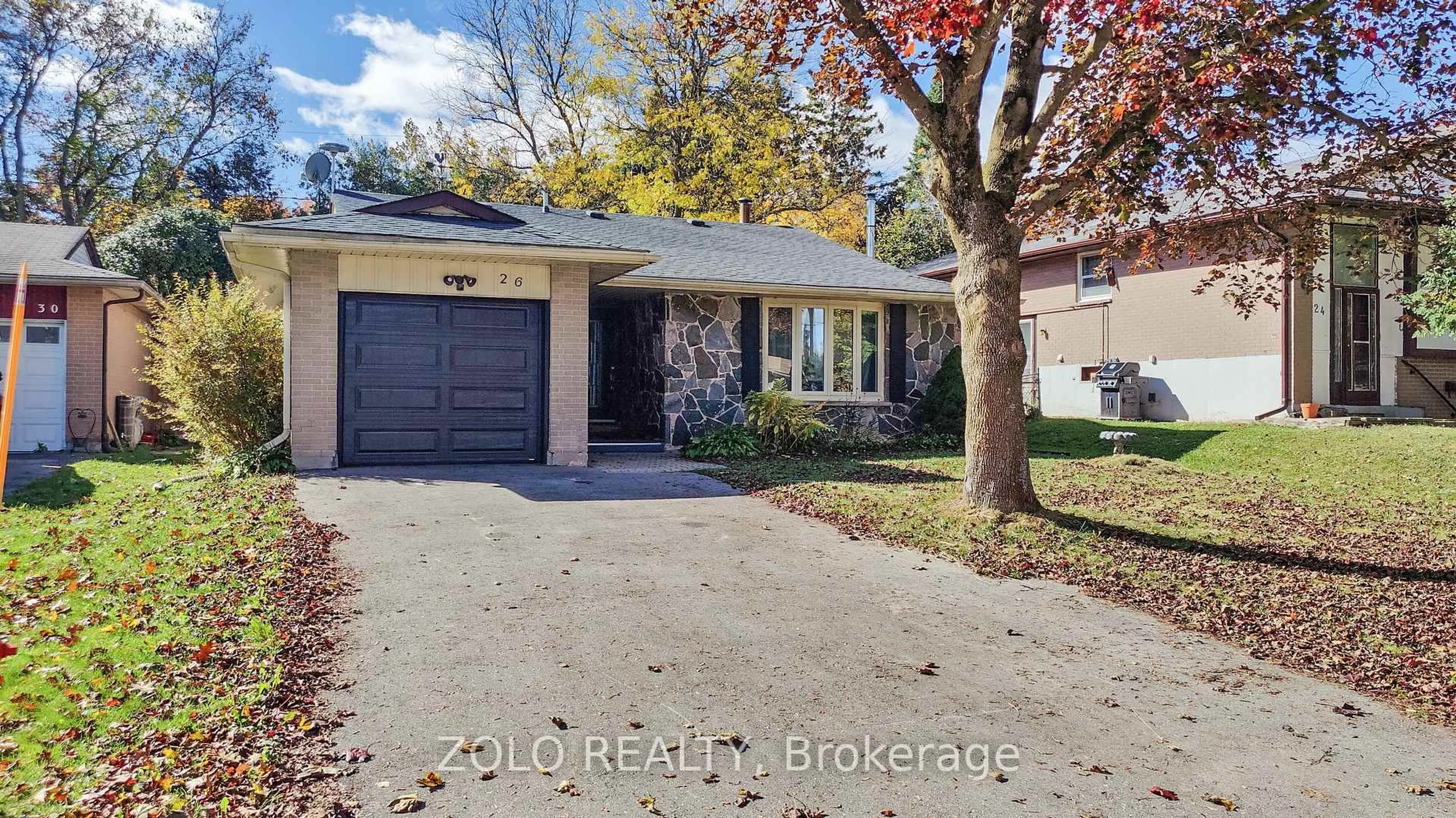 Home with brick exterior material, street for 26 Cardwell St, Orangeville Ontario L9W 2V6