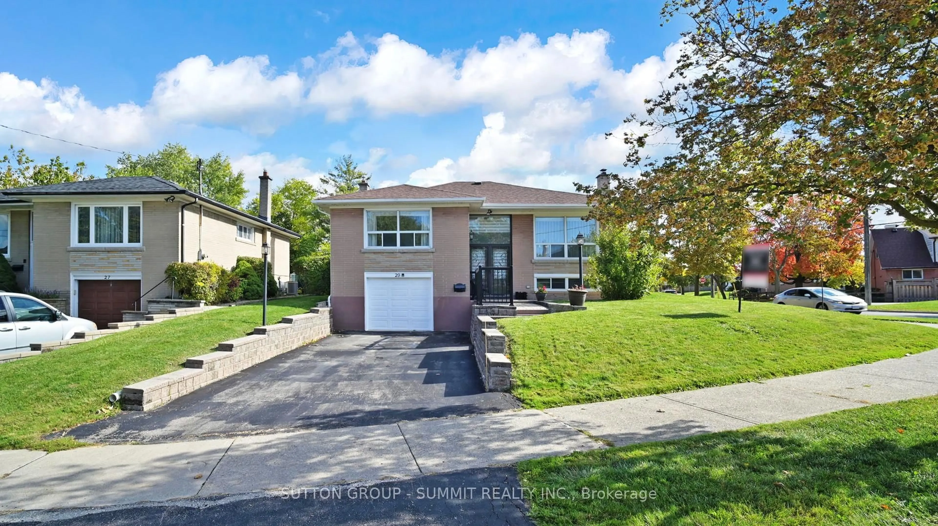 Home with brick exterior material, street for 29 Fallowfield Rd, Toronto Ontario M9W 2W3