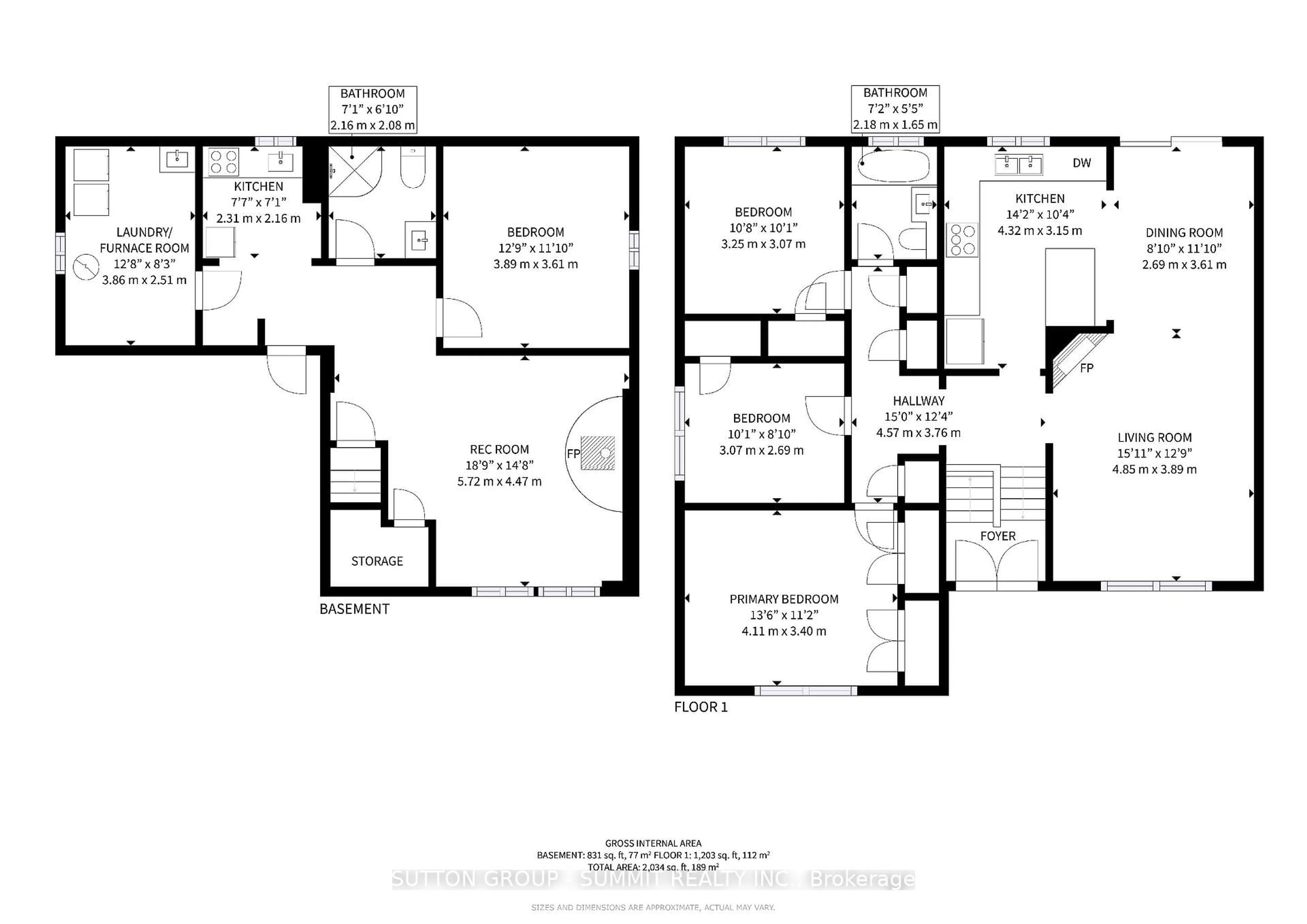 Floor plan for 29 Fallowfield Rd, Toronto Ontario M9W 2W3