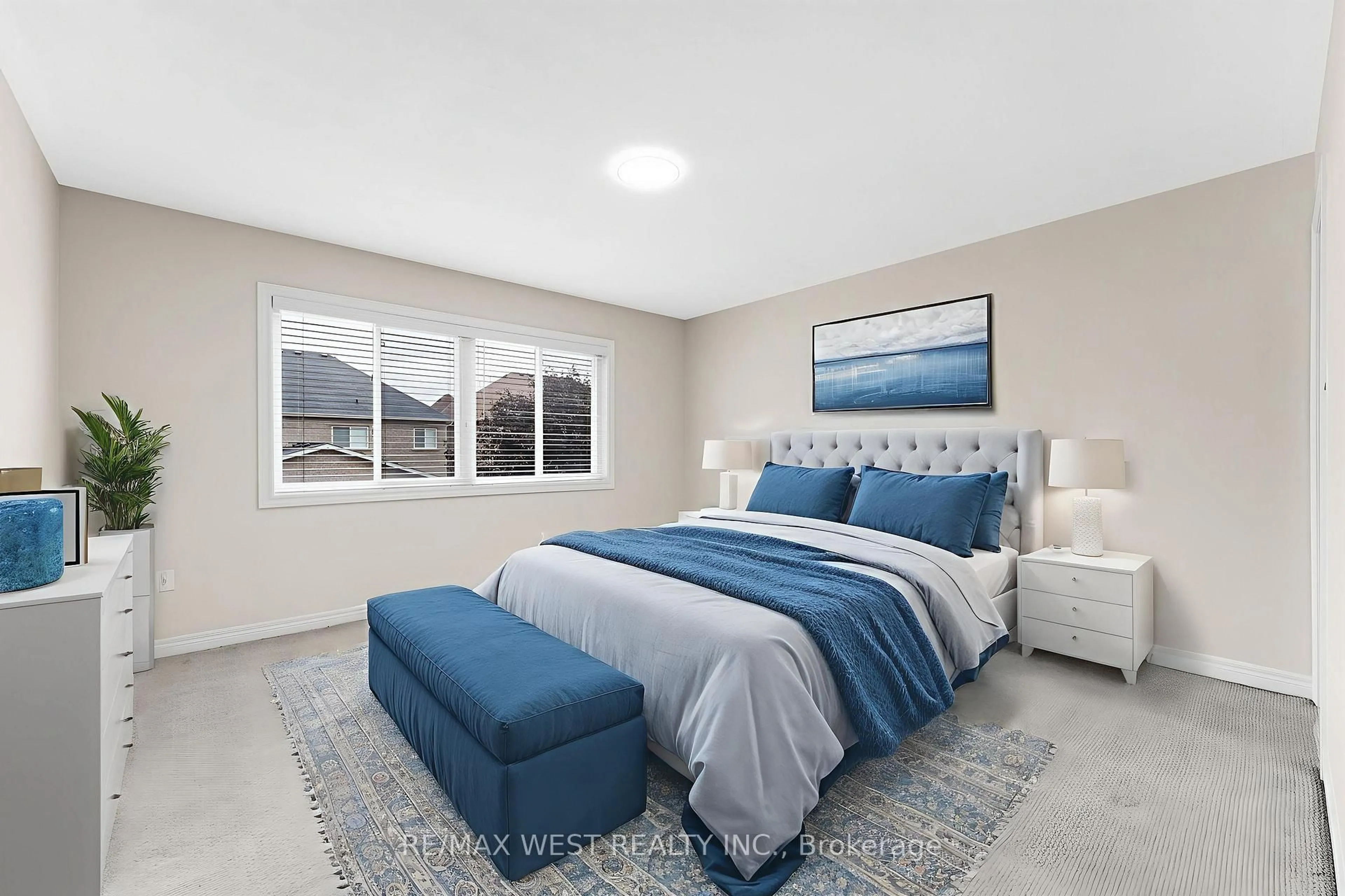 Bedroom with bed, unknown for 102 Everingham Circ, Brampton Ontario L6R 0R9