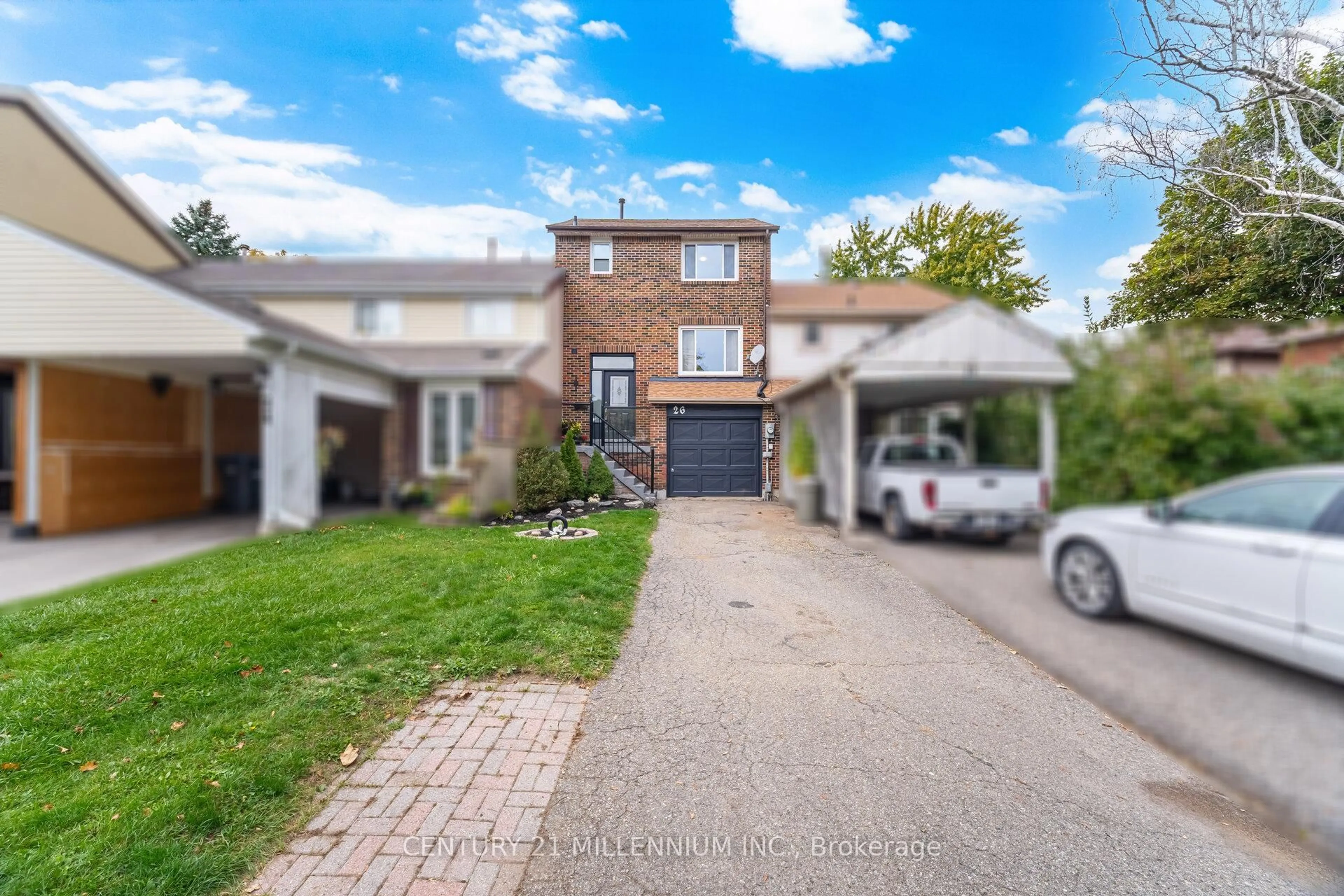 Home with brick exterior material, street for 26 Sprucedale Crt, Brampton Ontario L6Z 1G5