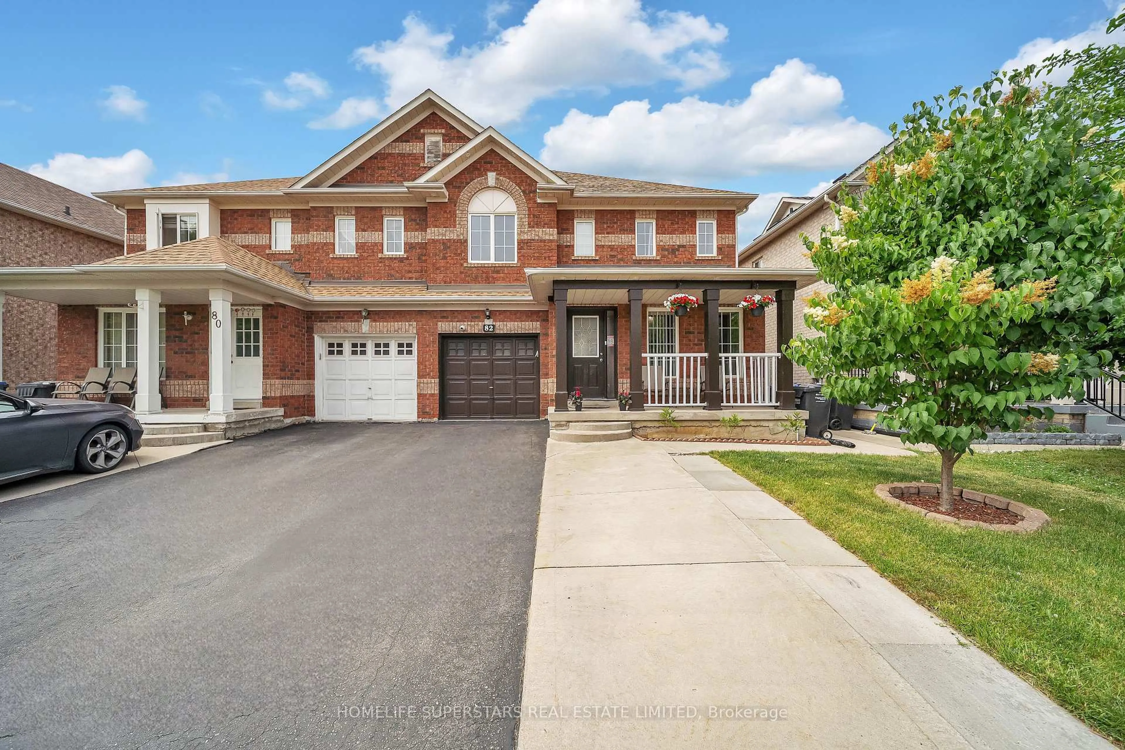 Home with brick exterior material, street for 82 Jewel Cres, Brampton Ontario L6R 2P4