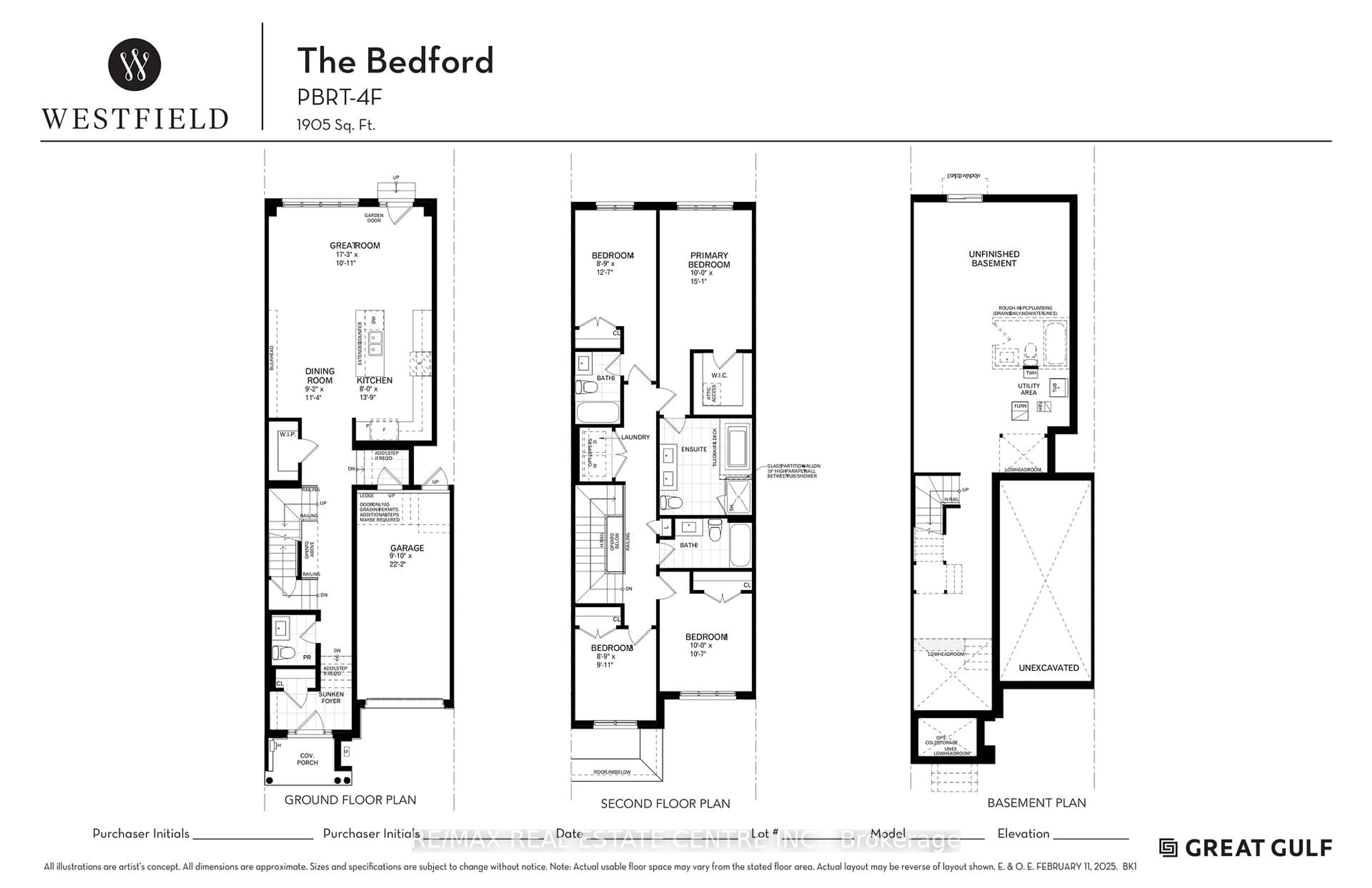 Floor plan for 64 BERMONDSEY Way, Brampton Ontario L6Y 0E4