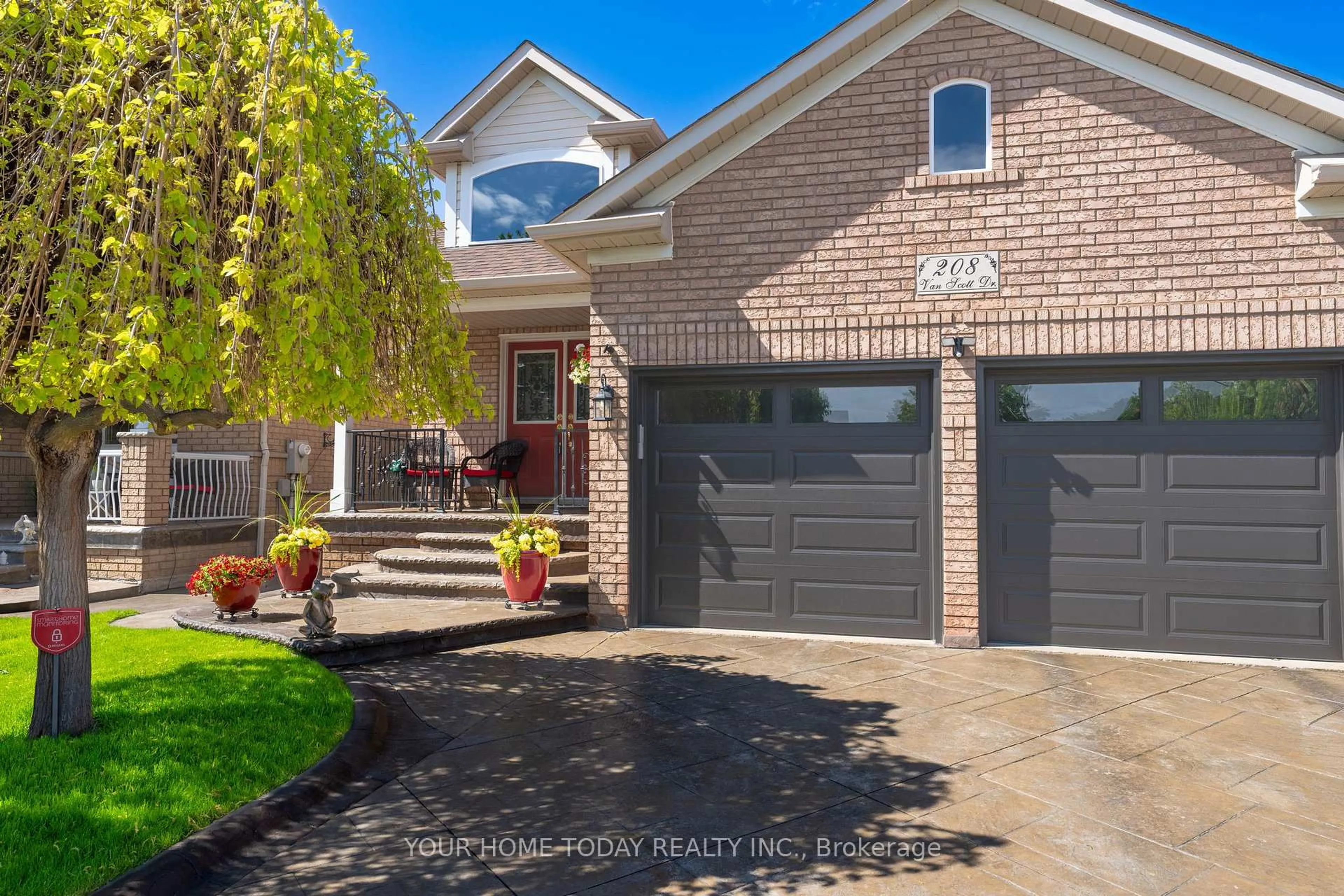 Home with brick exterior material, street for 208 Van Scott Dr, Brampton Ontario L7A 1V9