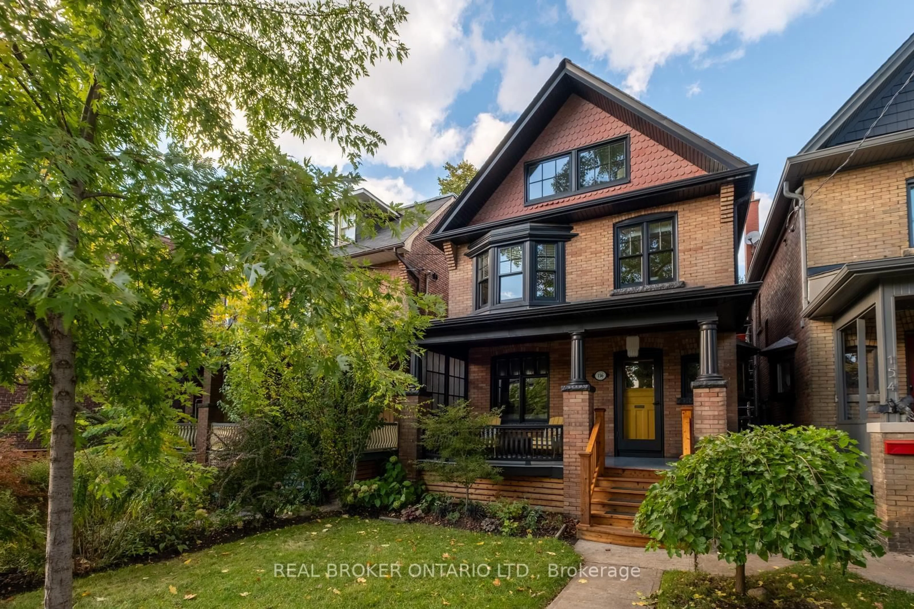 Home with brick exterior material, street for 156 Galley Ave, Toronto Ontario M6R 1H1