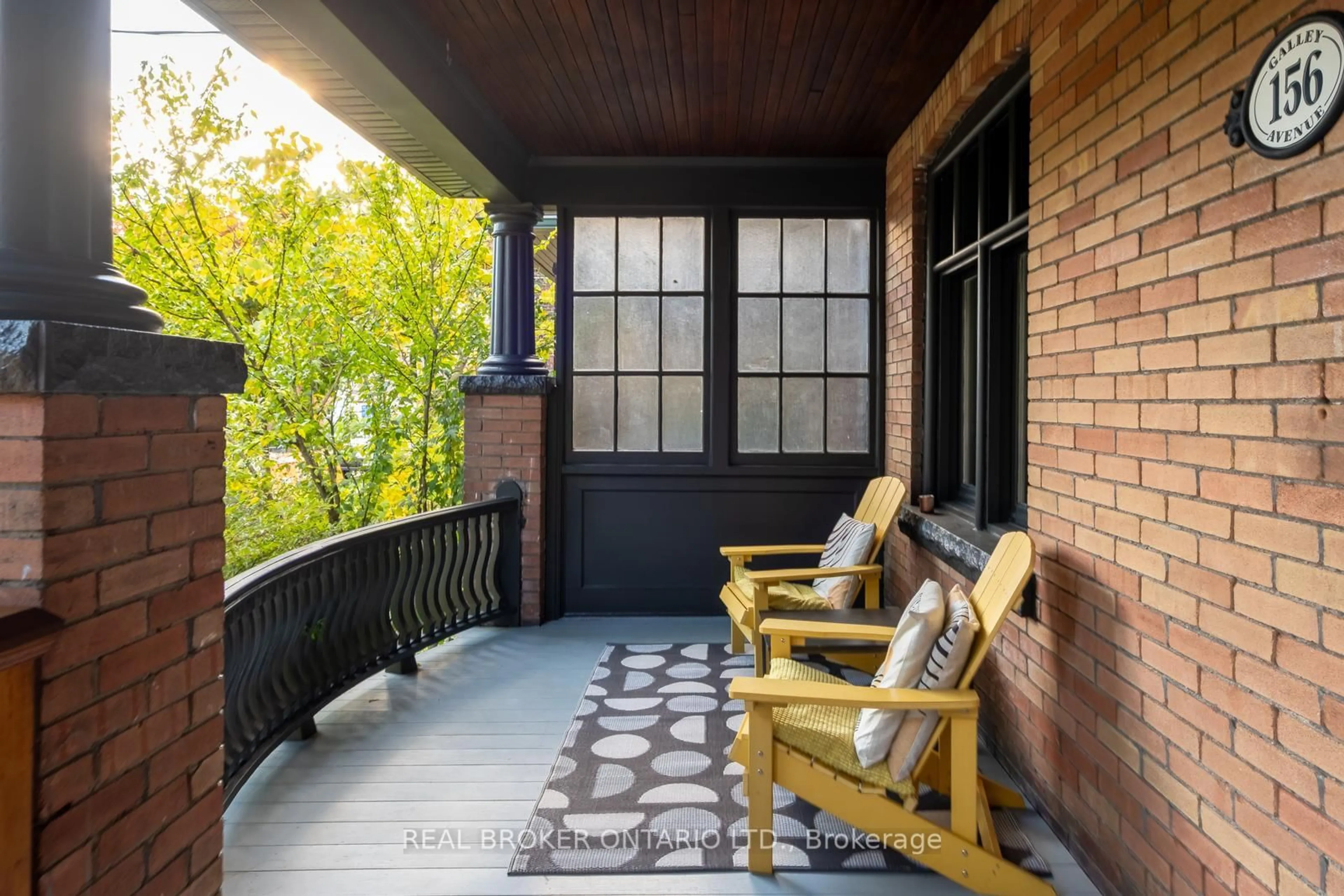 Patio, street for 156 Galley Ave, Toronto Ontario M6R 1H1