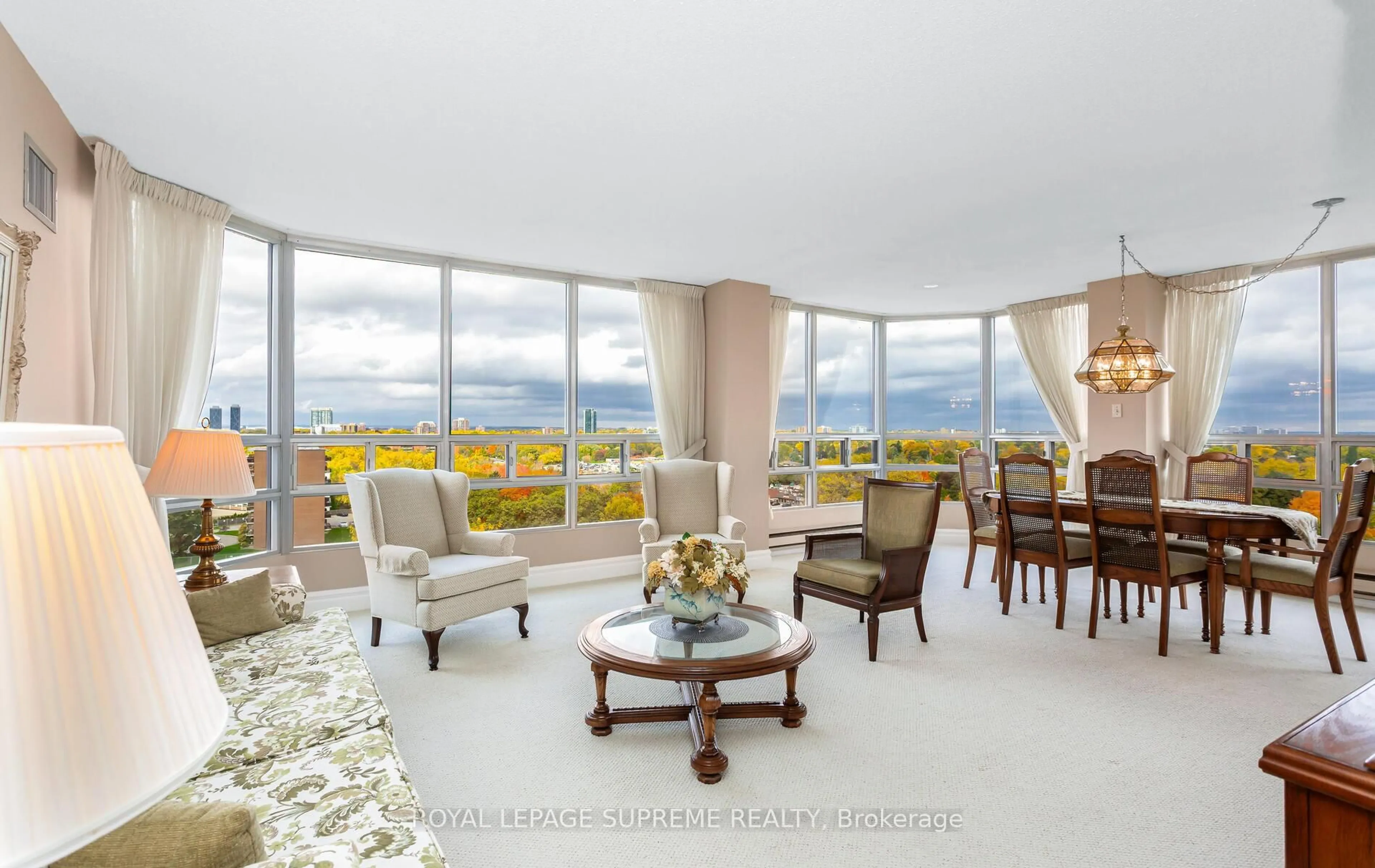 Living room with furniture, ceramic/tile floor for 310 Mill St #1110, Brampton Ontario L6Y 3B1