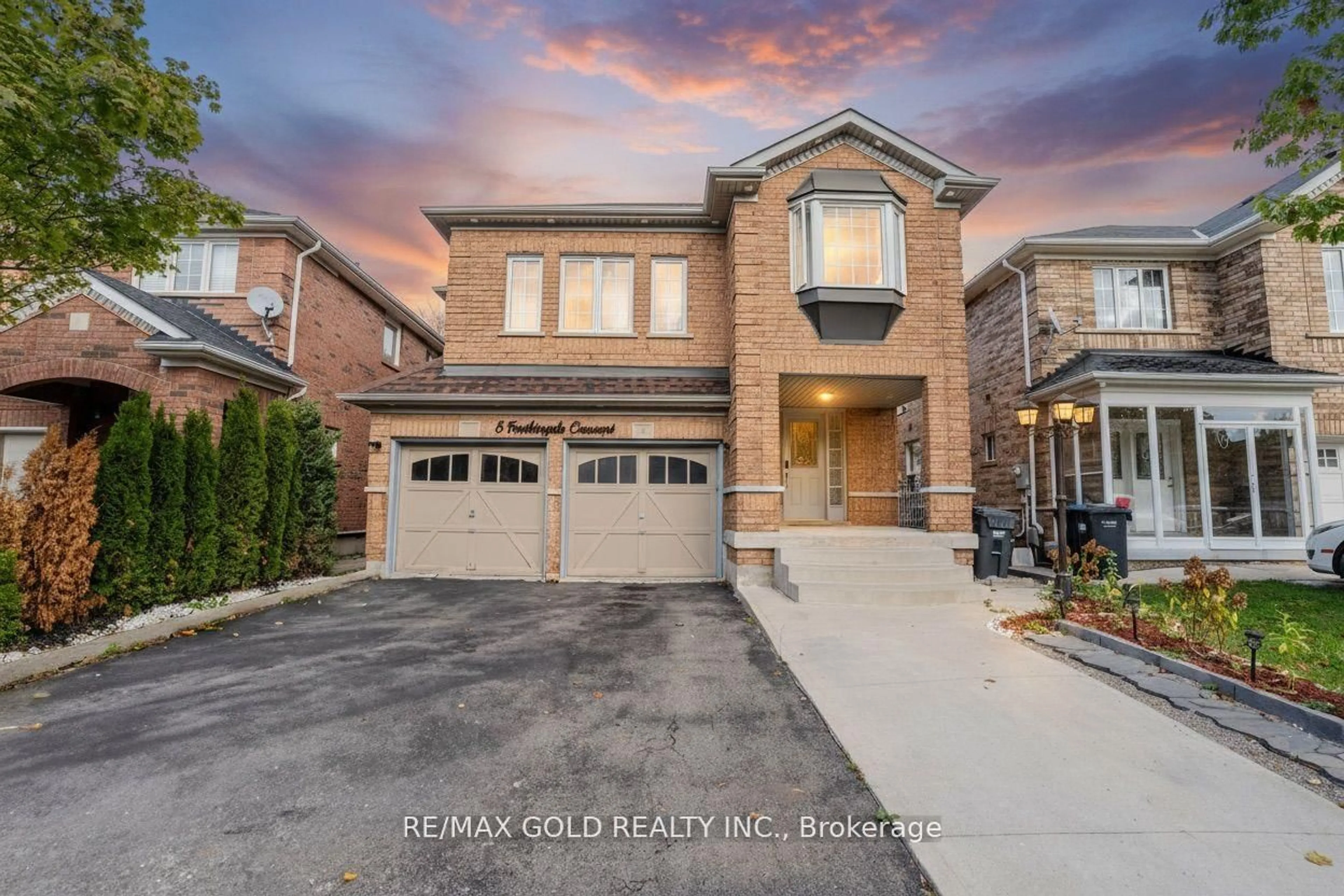 Home with brick exterior material, street for 5 Farthingale Cres, Brampton Ontario L7A 1R3