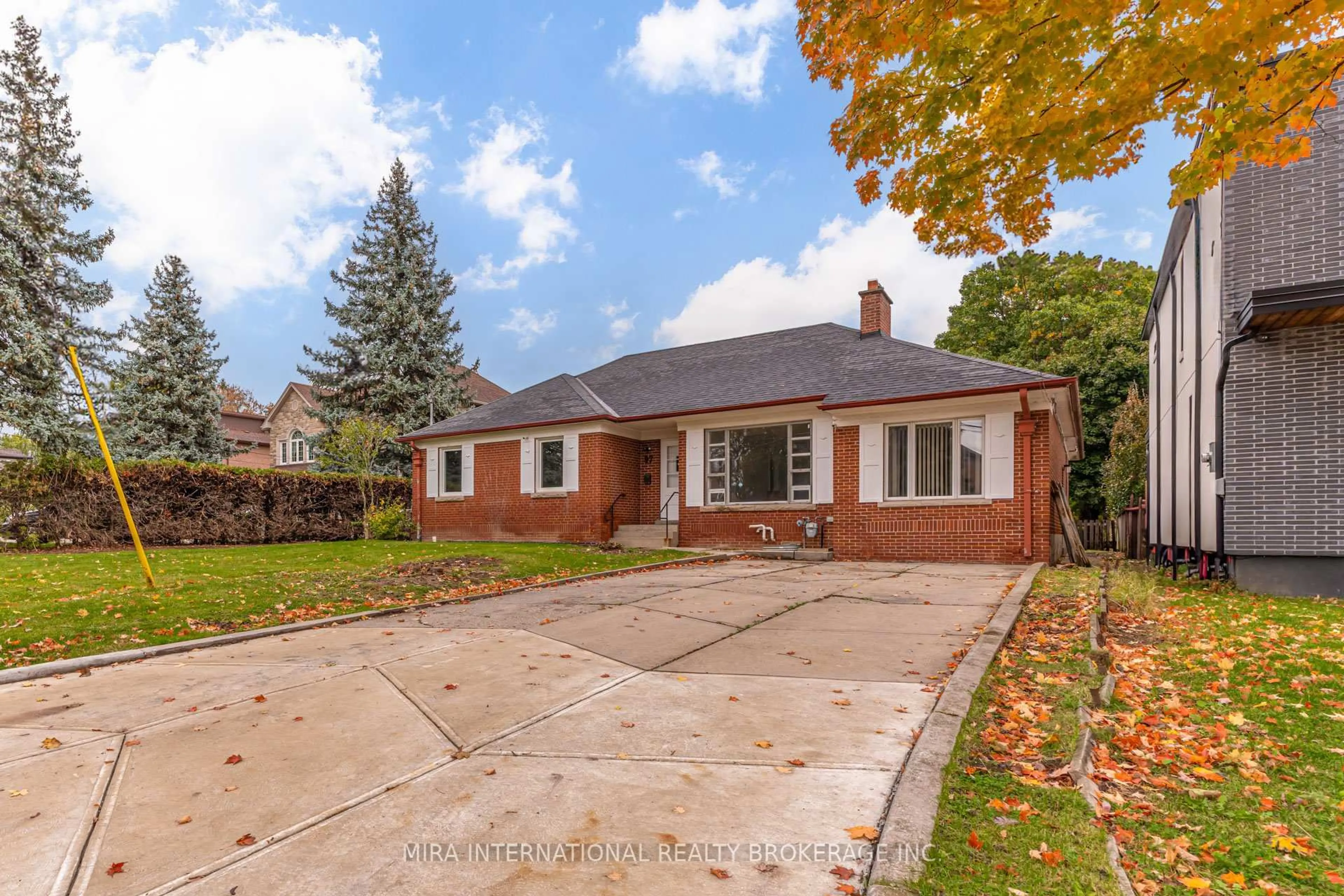 Home with brick exterior material, street for 97 Cornelius Pkwy, Toronto Ontario M6L 2K6
