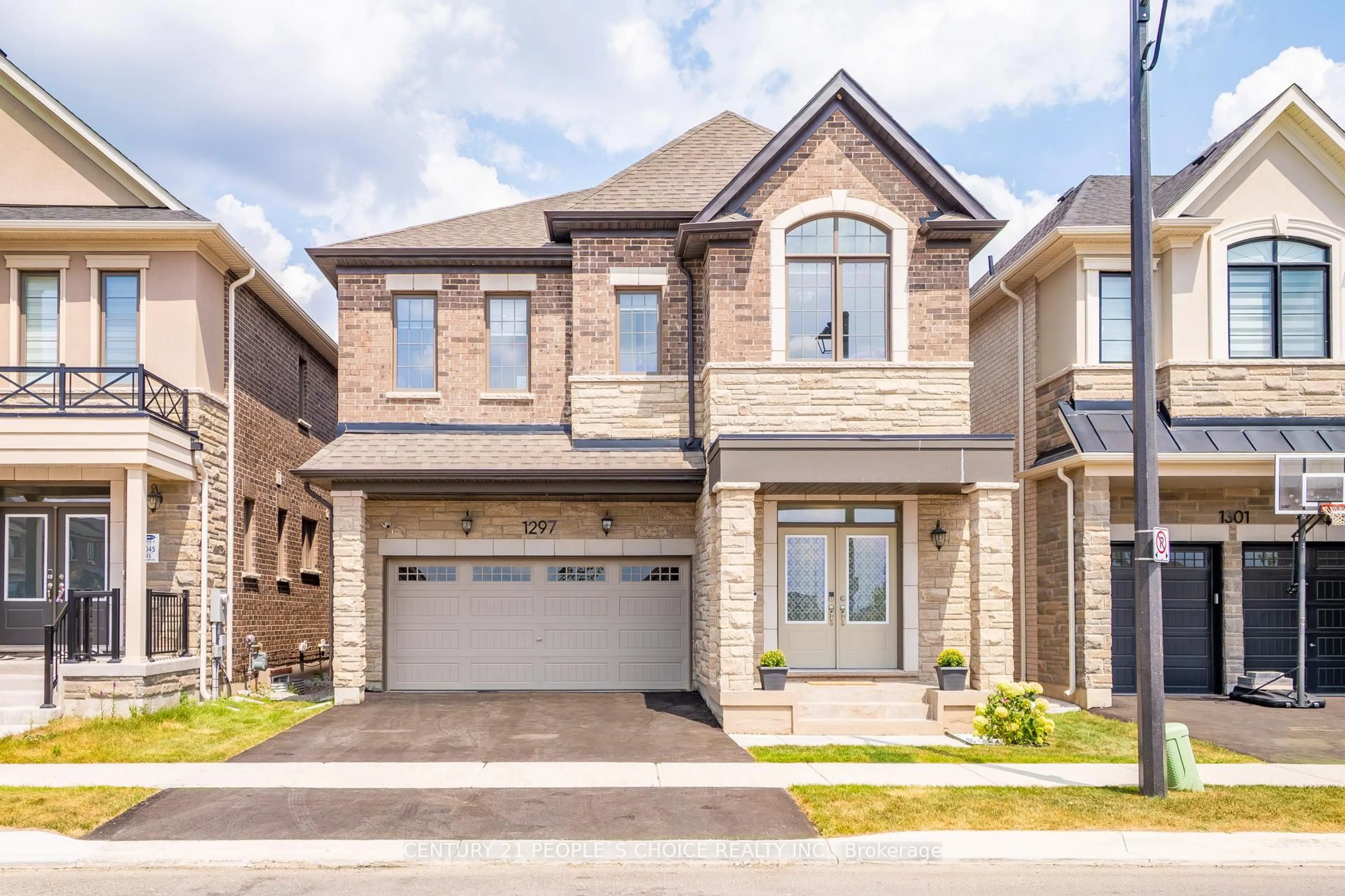 Home with brick exterior material, street for 1297 Manitou Way, Milton Ontario L9E 2A7