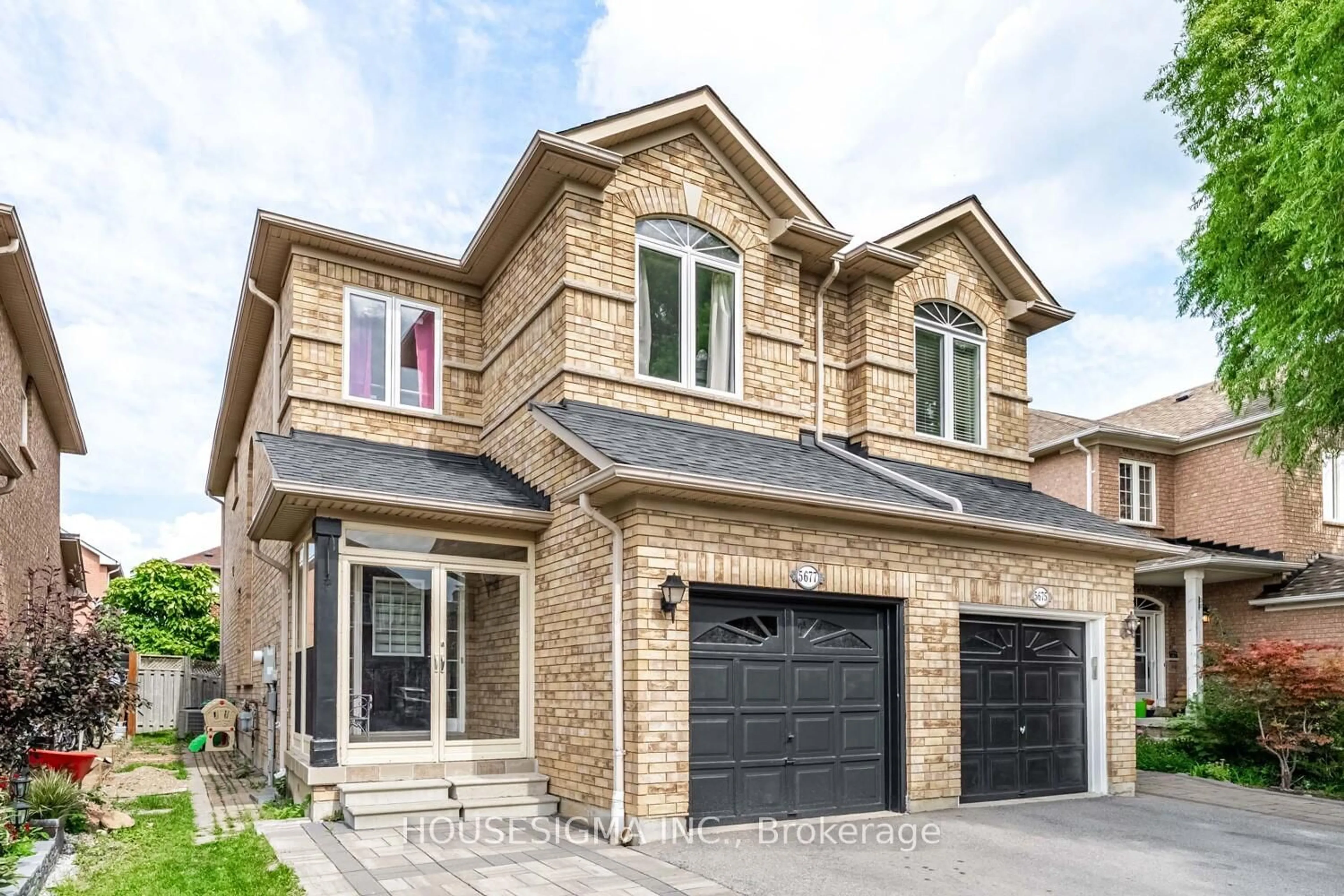 Home with brick exterior material, street for 5677 Raleigh St, Mississauga Ontario L5M 7E6