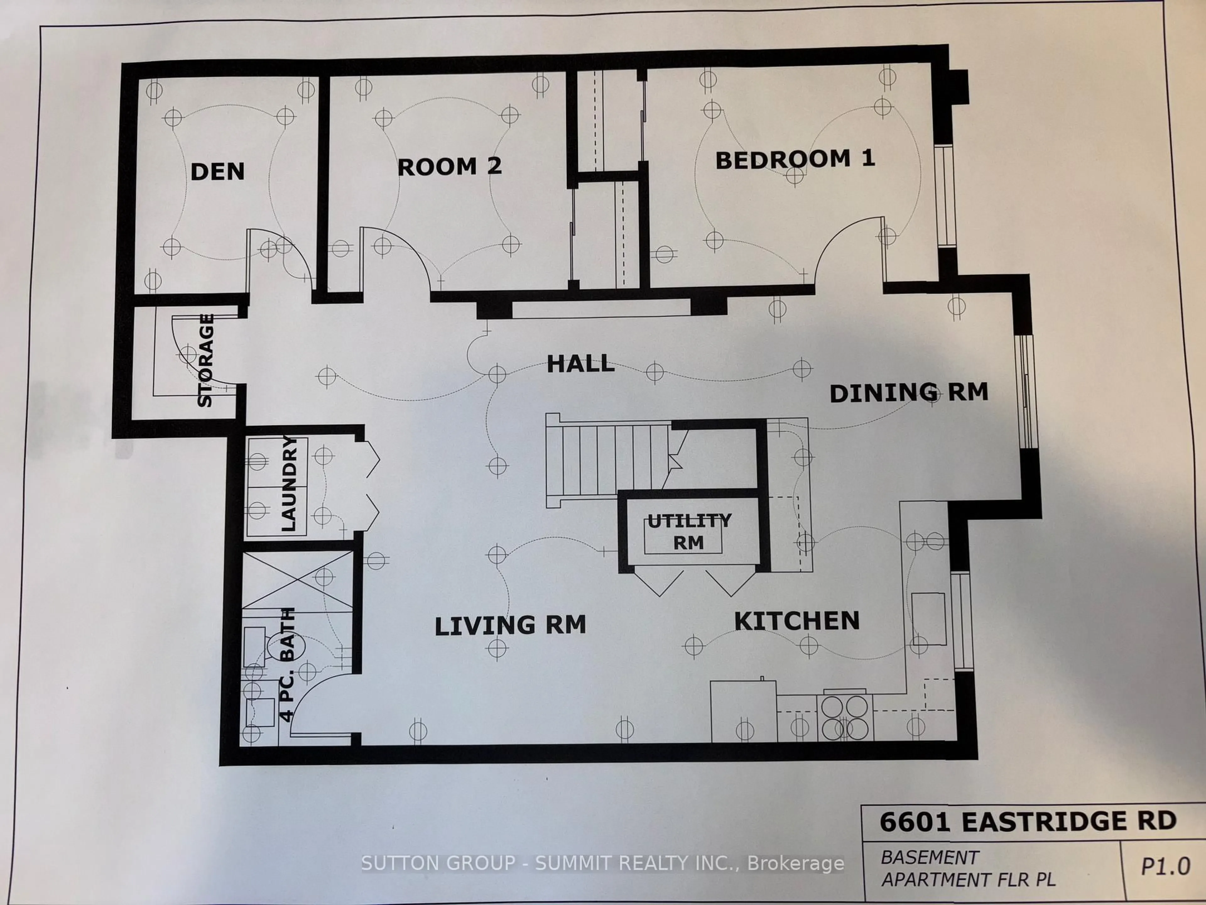 Floor plan for 6601 EASTRIDGE Rd, Mississauga Ontario L5N 4L8