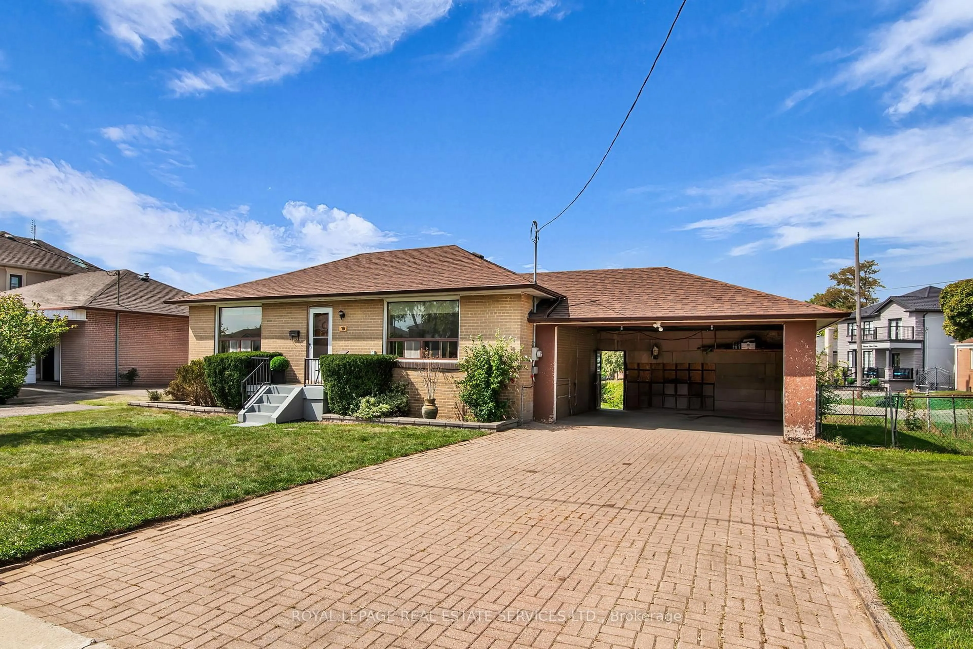 Home with brick exterior material, street for 16 Redfern Ave, Toronto Ontario M3M 1L3