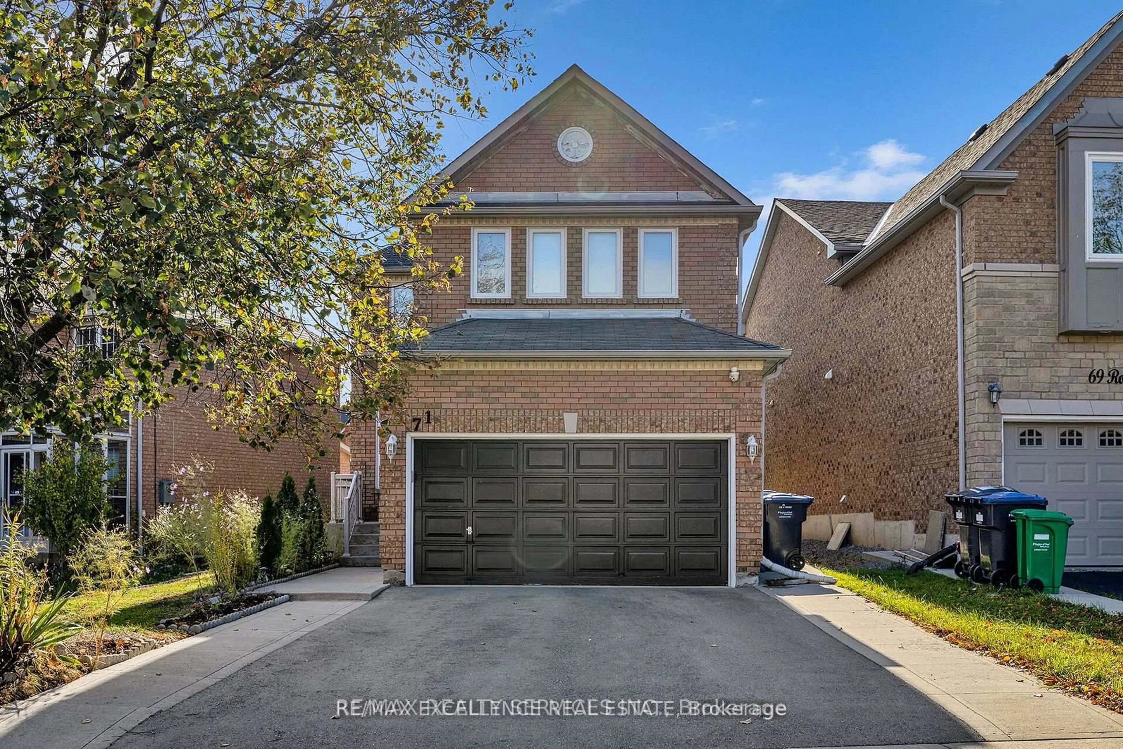 Home with brick exterior material, street for 71 Rocky Mountain Cres, Brampton Ontario L6R 1E7