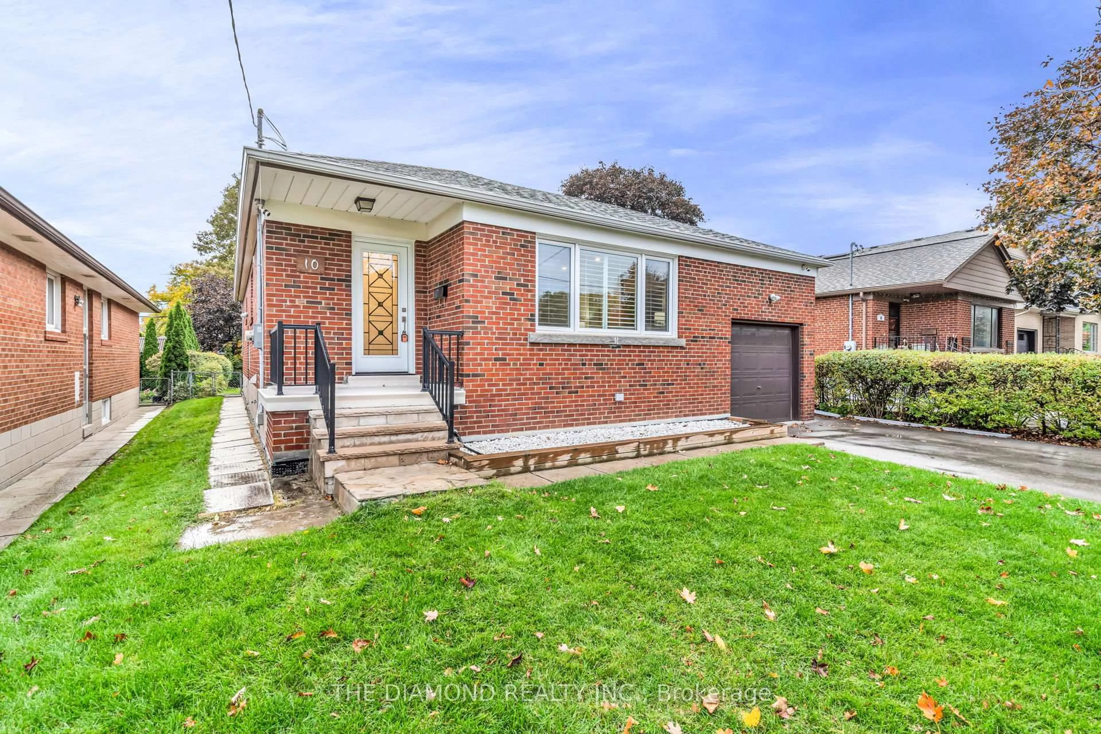 Home with brick exterior material, street for 10 Cranston Rd, Toronto Ontario M9B 3X8