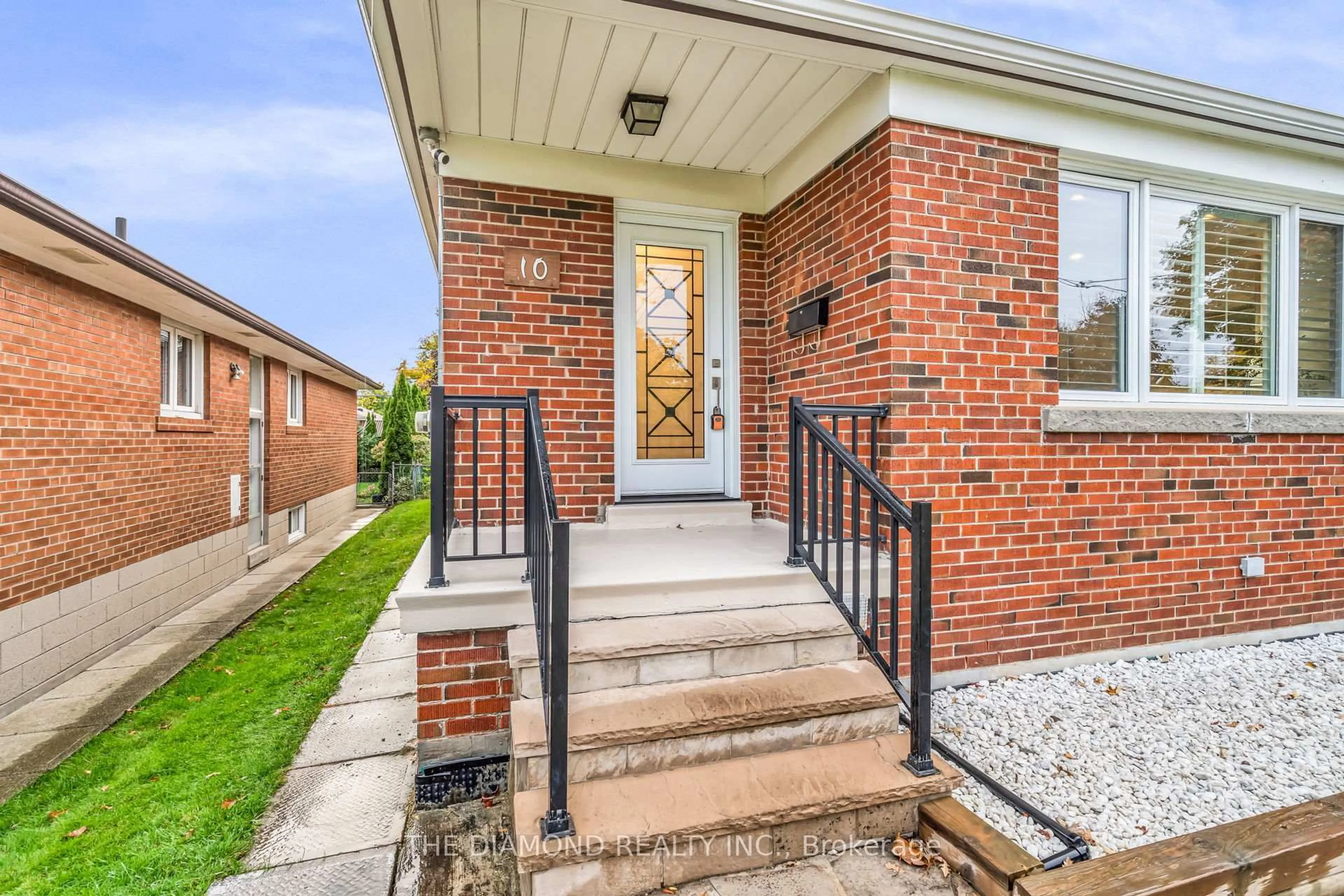 Home with brick exterior material, street for 10 Cranston Rd, Toronto Ontario M9B 3X8