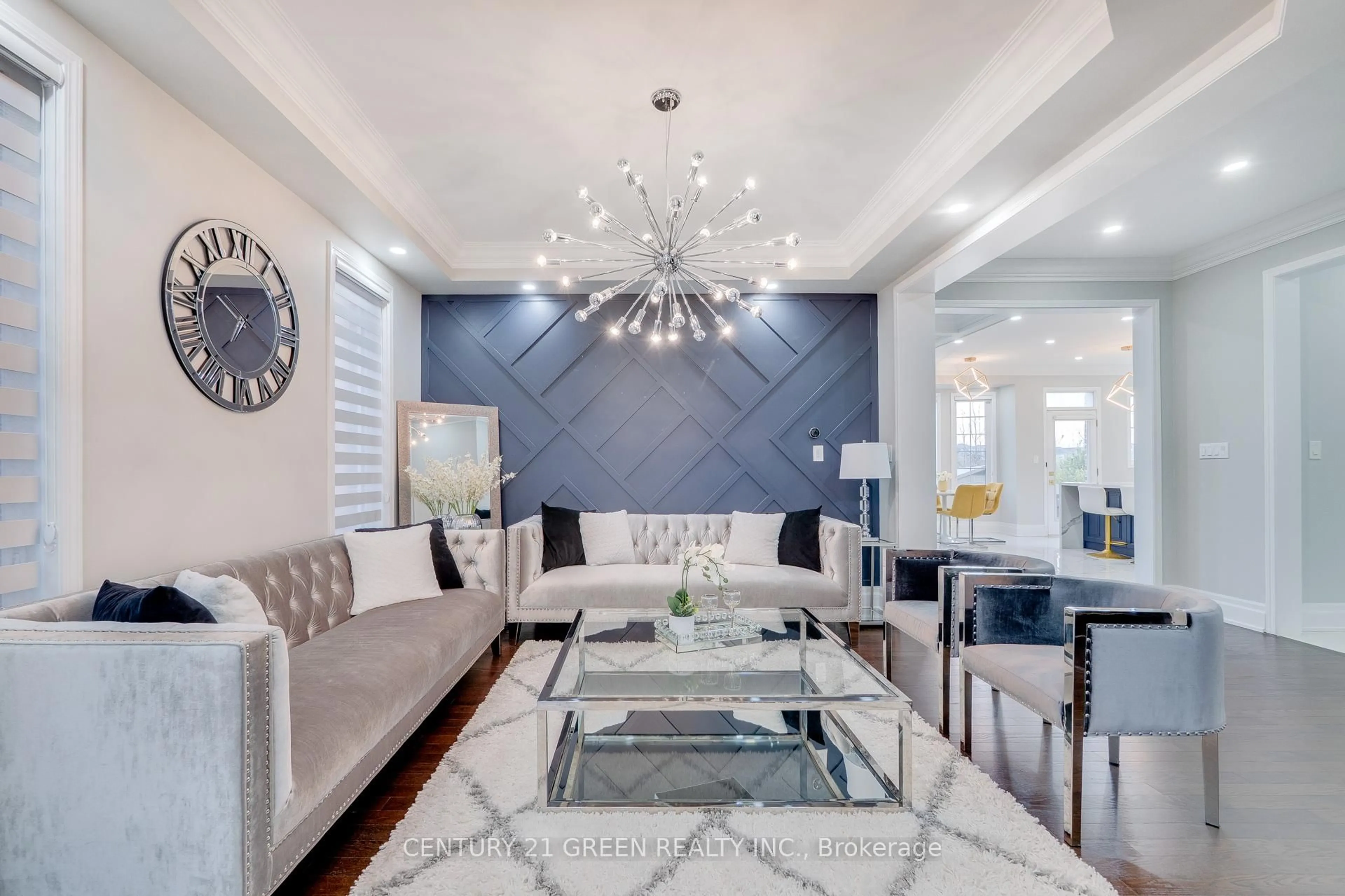 Living room with furniture, ceramic/tile floor for 1436 Connaught Terr, Milton Ontario L9E 0B2