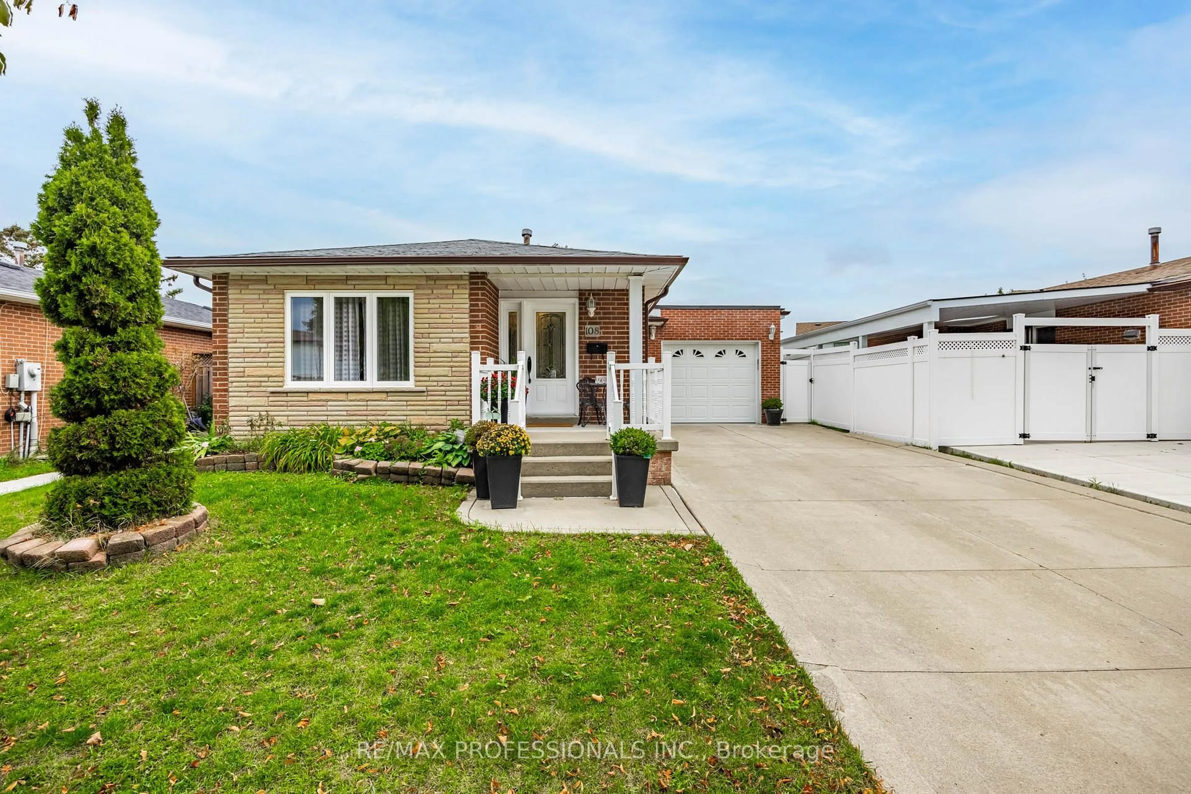 Home with brick exterior material, street for 108 Avening Dr, Toronto Ontario M9V 4E6