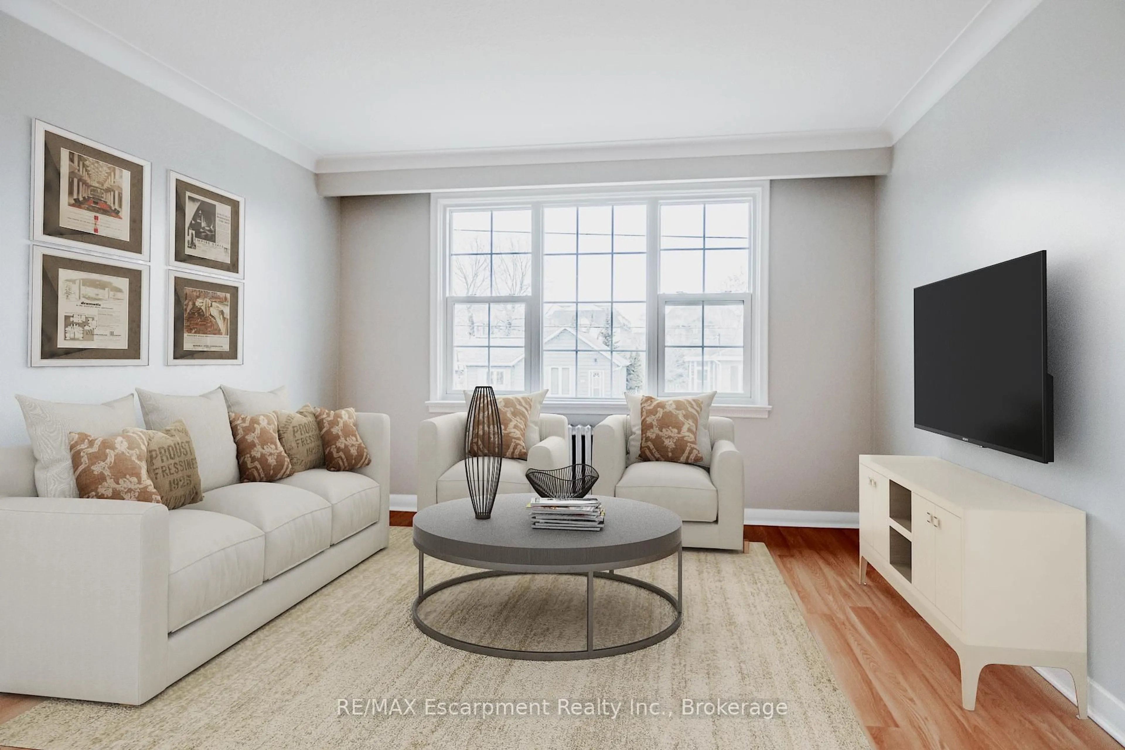 Living room with furniture, unknown for 65 Fairfield Ave, Toronto Ontario M8W 1R6