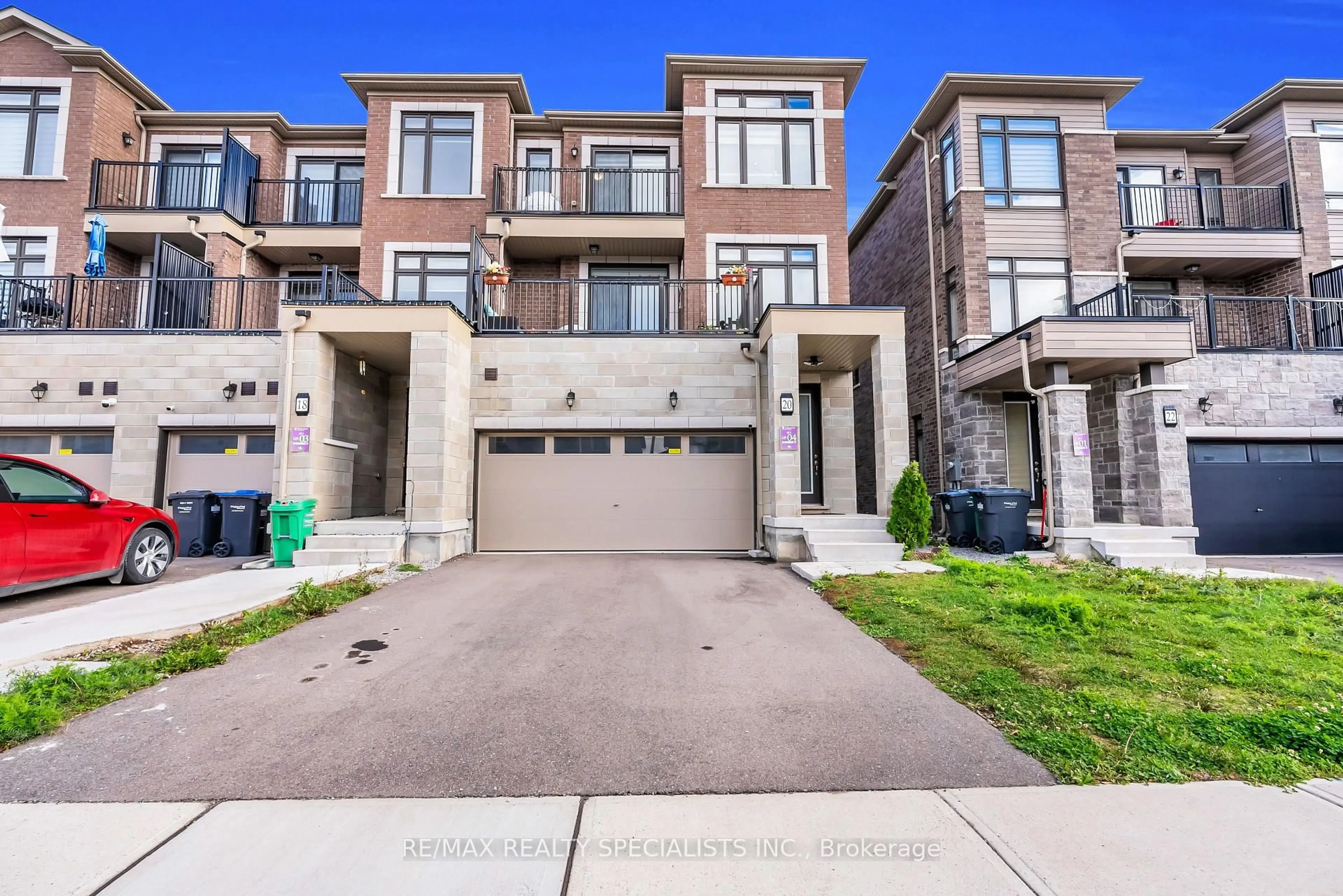Home with brick exterior material, street for 20 Ravenberry St, Brampton Ontario L6P 4P5