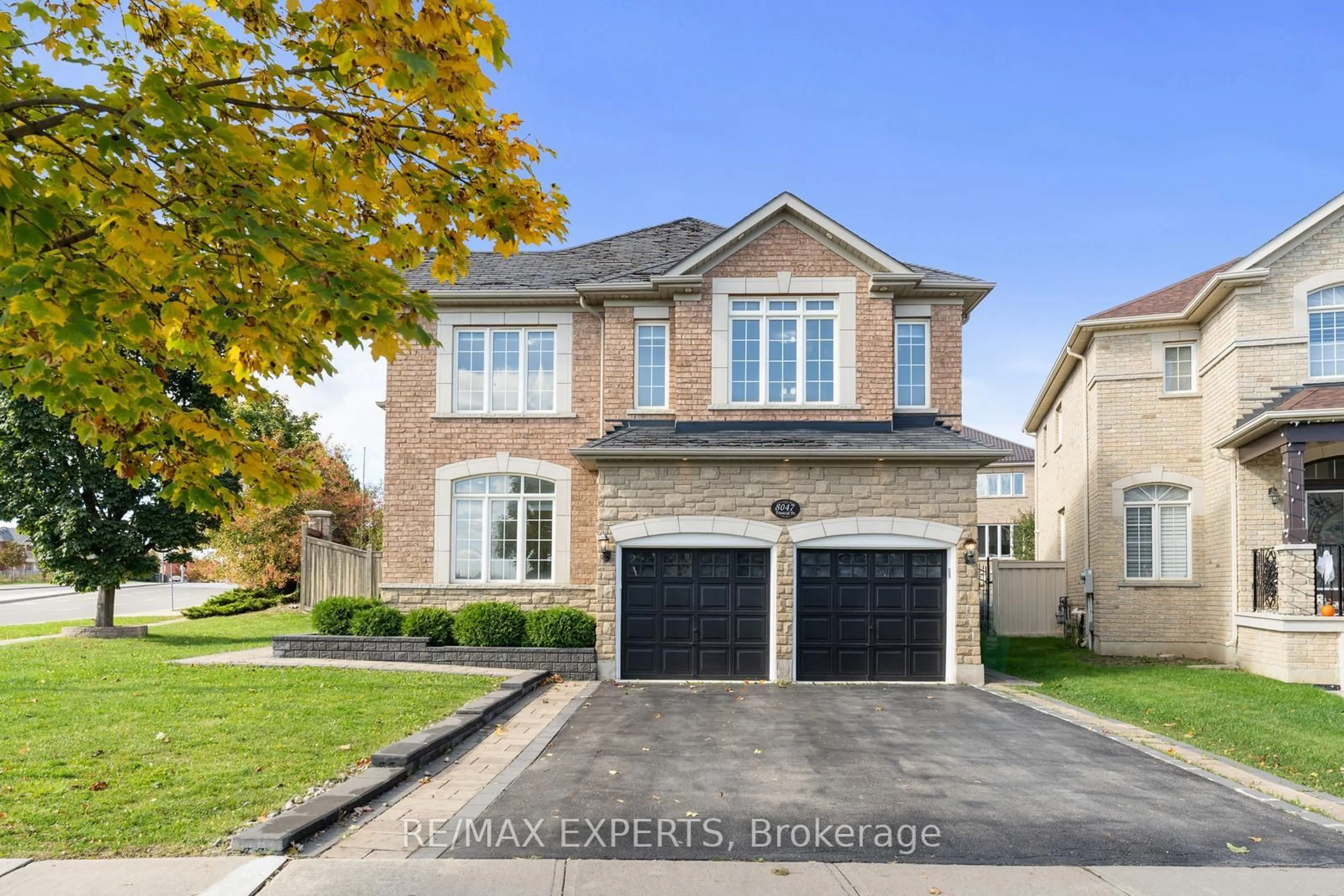 Home with brick exterior material, street for 8047 Financial Dr, Brampton Ontario L6Y 0M9