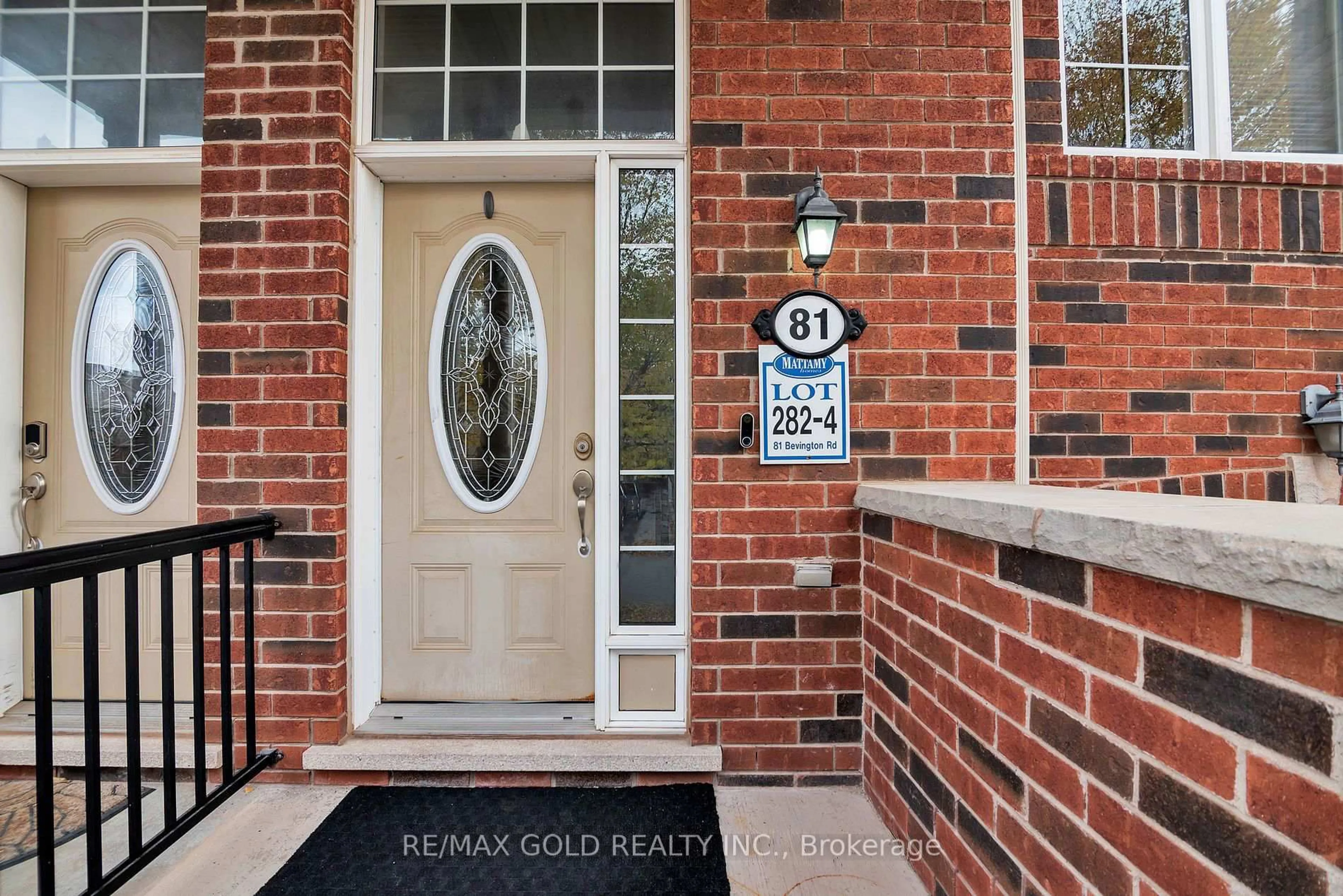 Home with brick exterior material, street for 81 Bevington Rd, Brampton Ontario L7A 0R7
