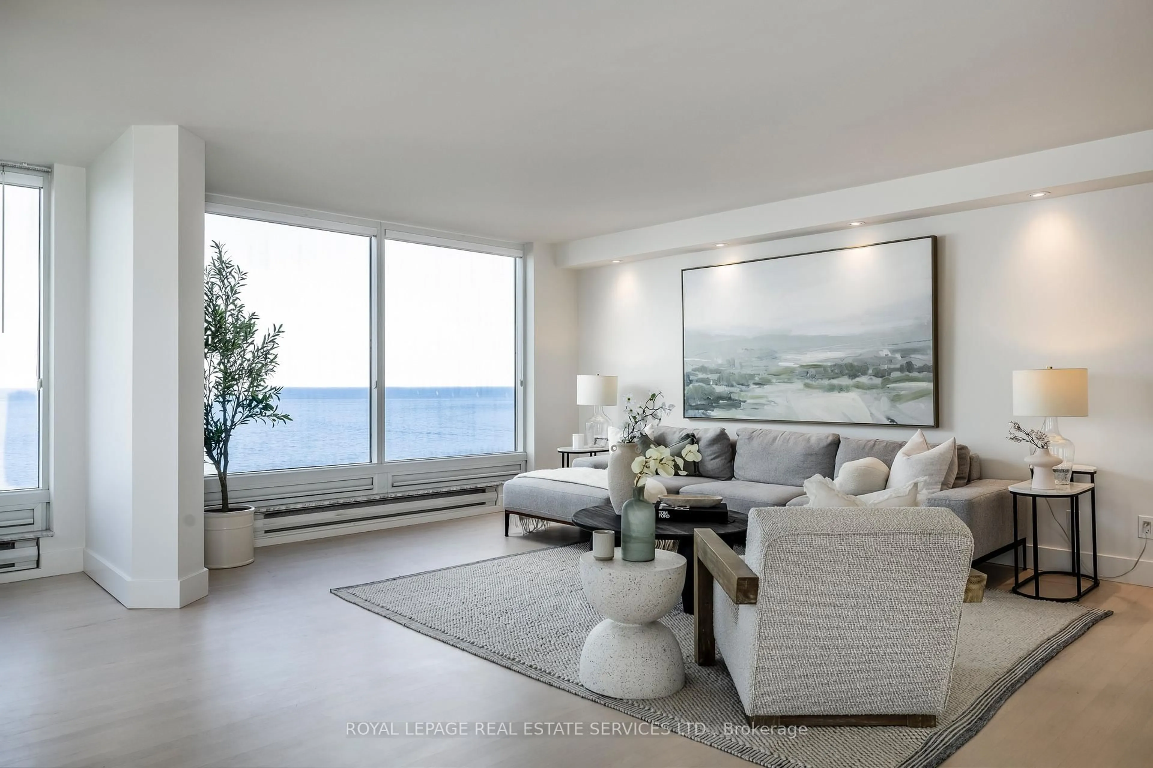 Living room with furniture, unknown for 1 Palace Pier Crt #1203, Toronto Ontario M8V 3W9