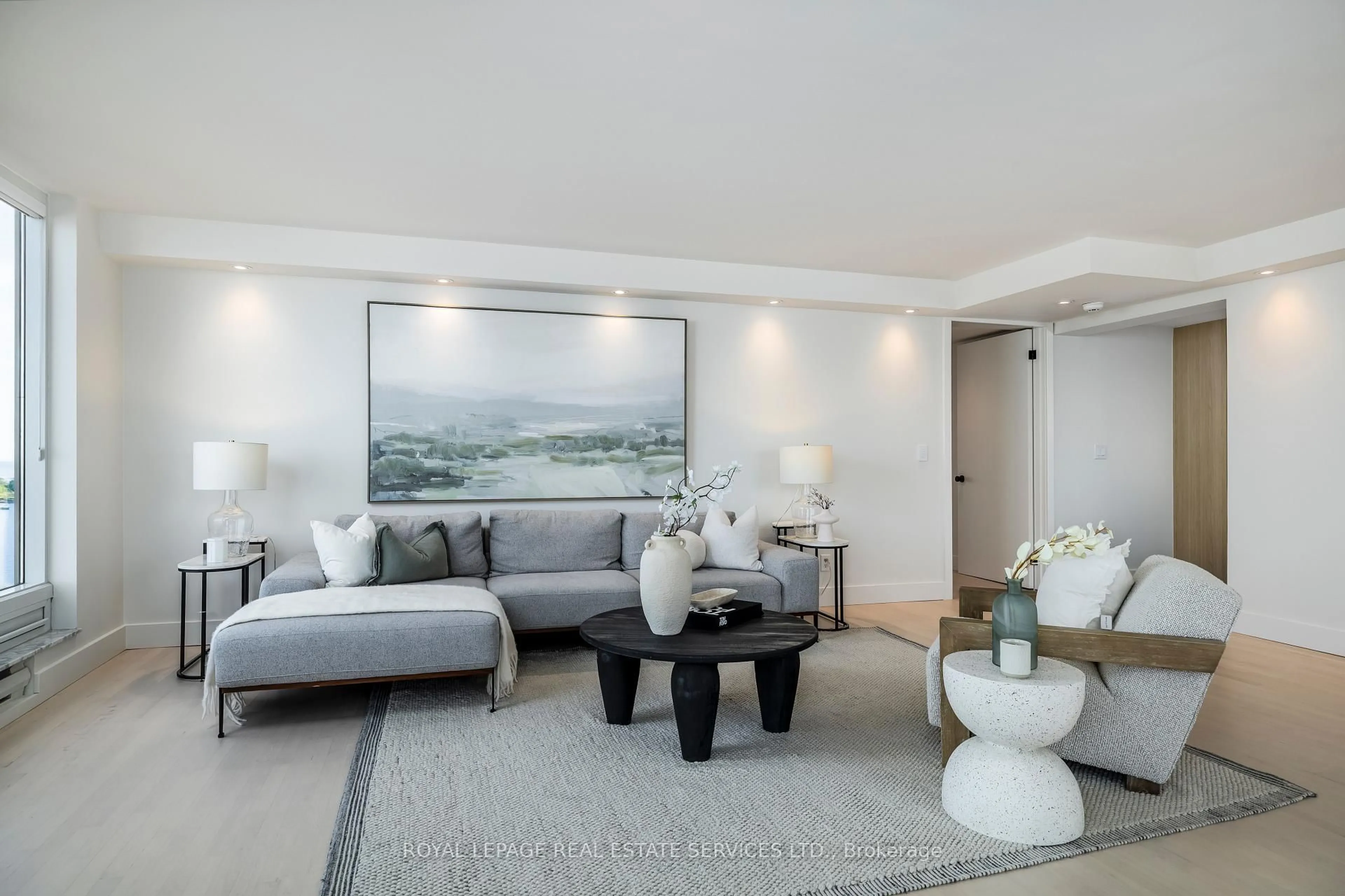 Living room with furniture, unknown for 1 Palace Pier Crt #1203, Toronto Ontario M8V 3W9