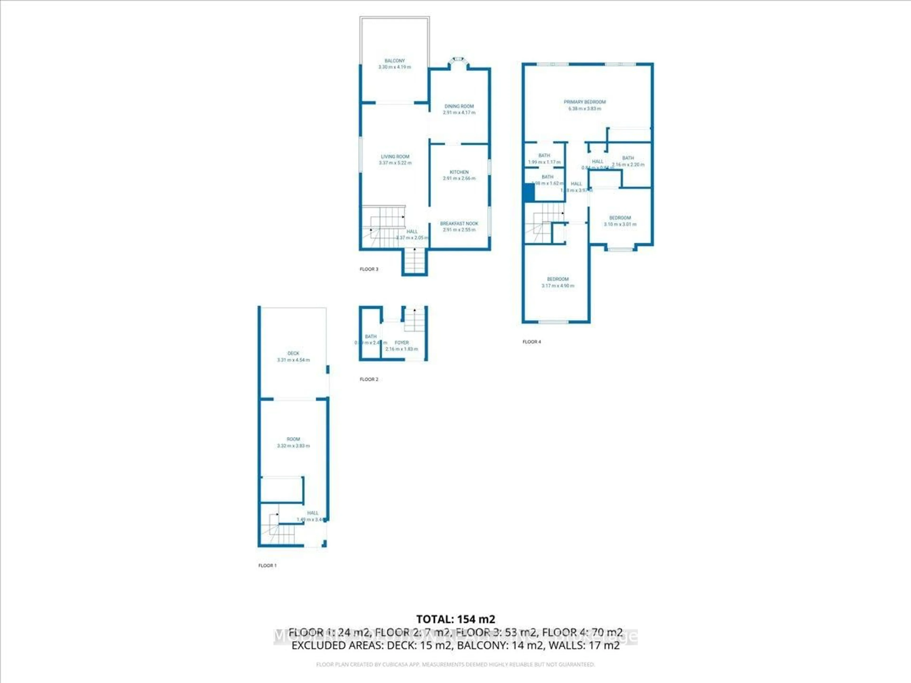 Floor plan for 1464 Credit Woodlands Crt, Mississauga Ontario L5C 3J5