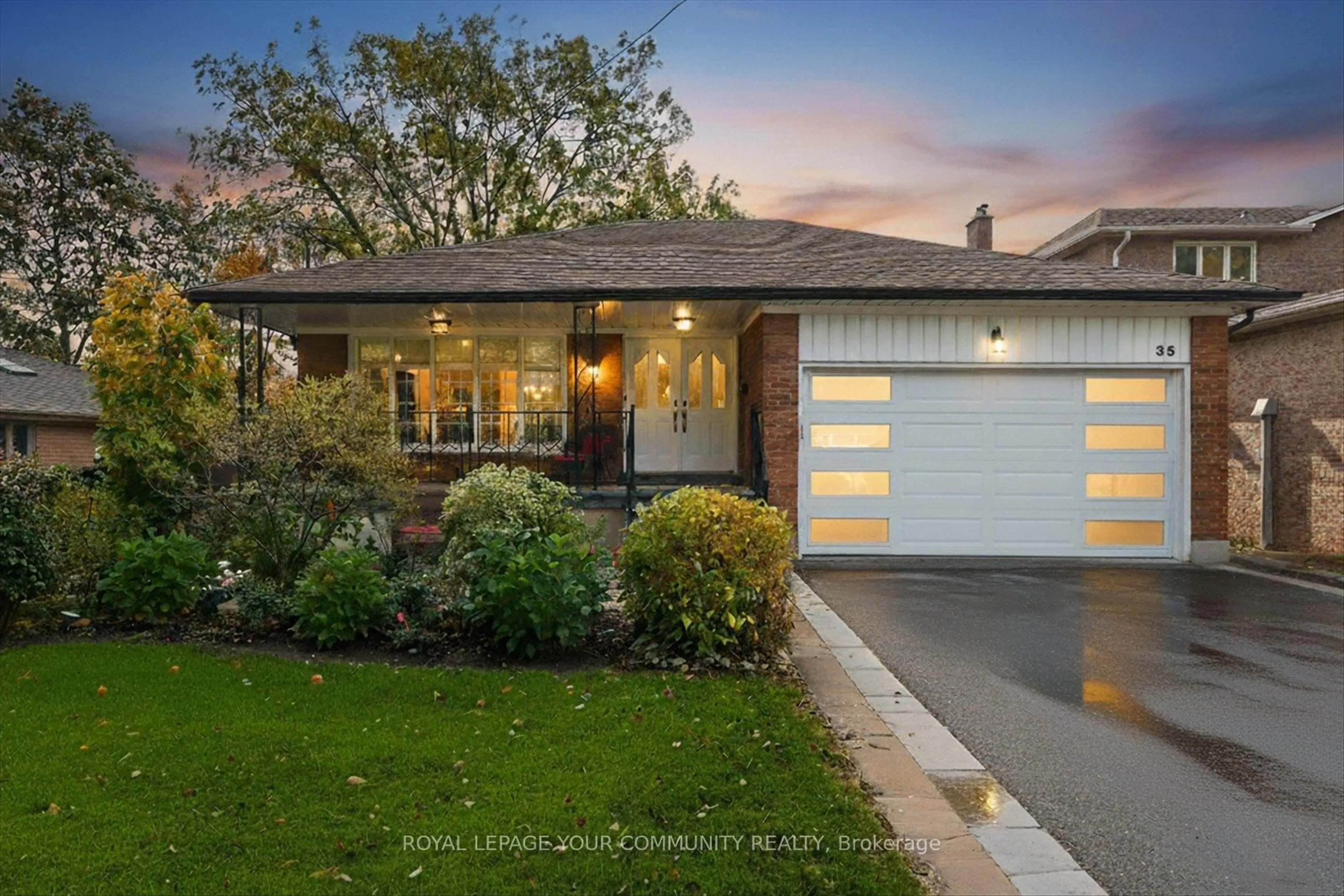 Home with brick exterior material, street for 35 Sunvale Dr, Toronto Ontario M9R 1Z4