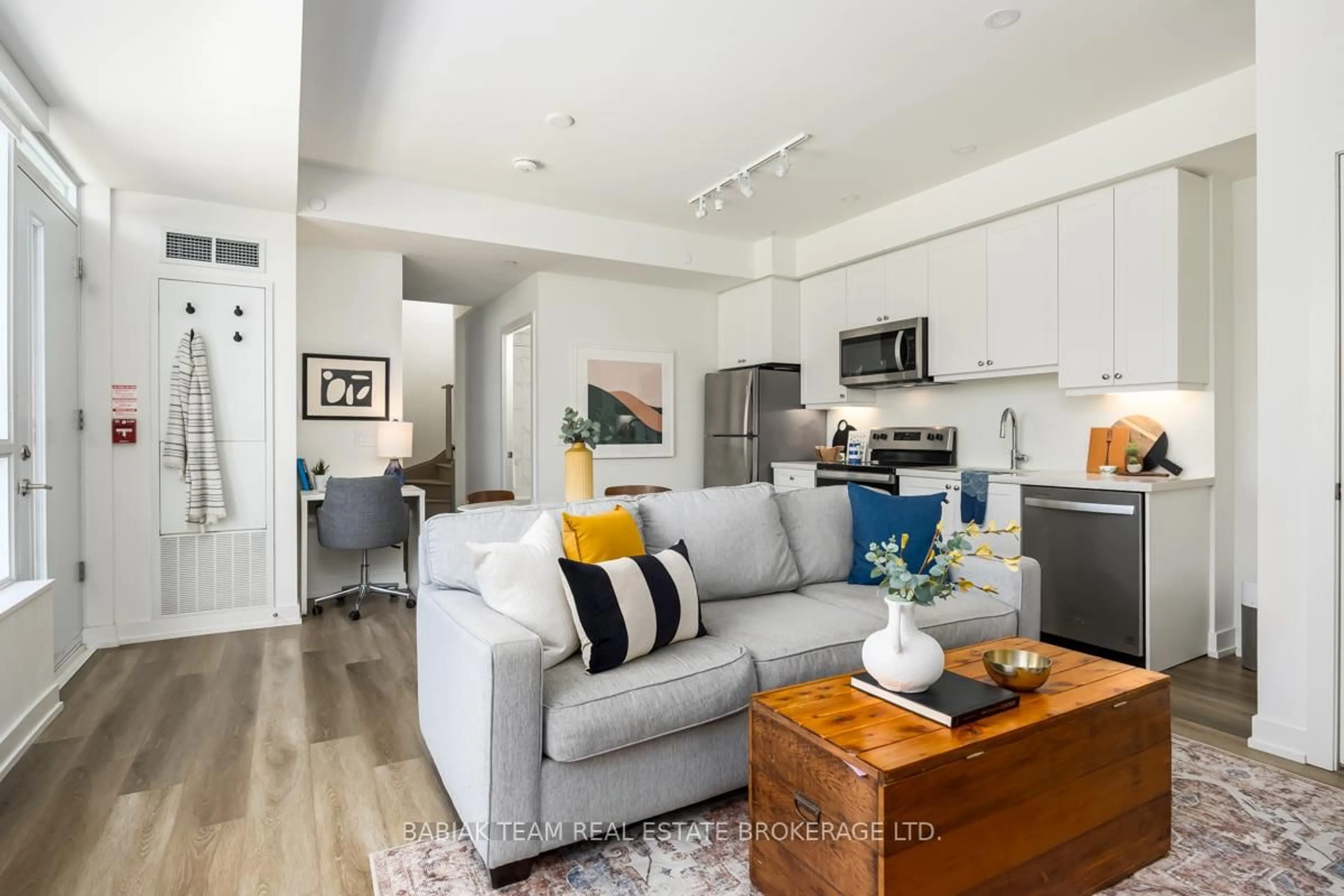 Open concept kitchen, unknown for 10 Wilby Cres #104, Toronto Ontario M9N 1E5