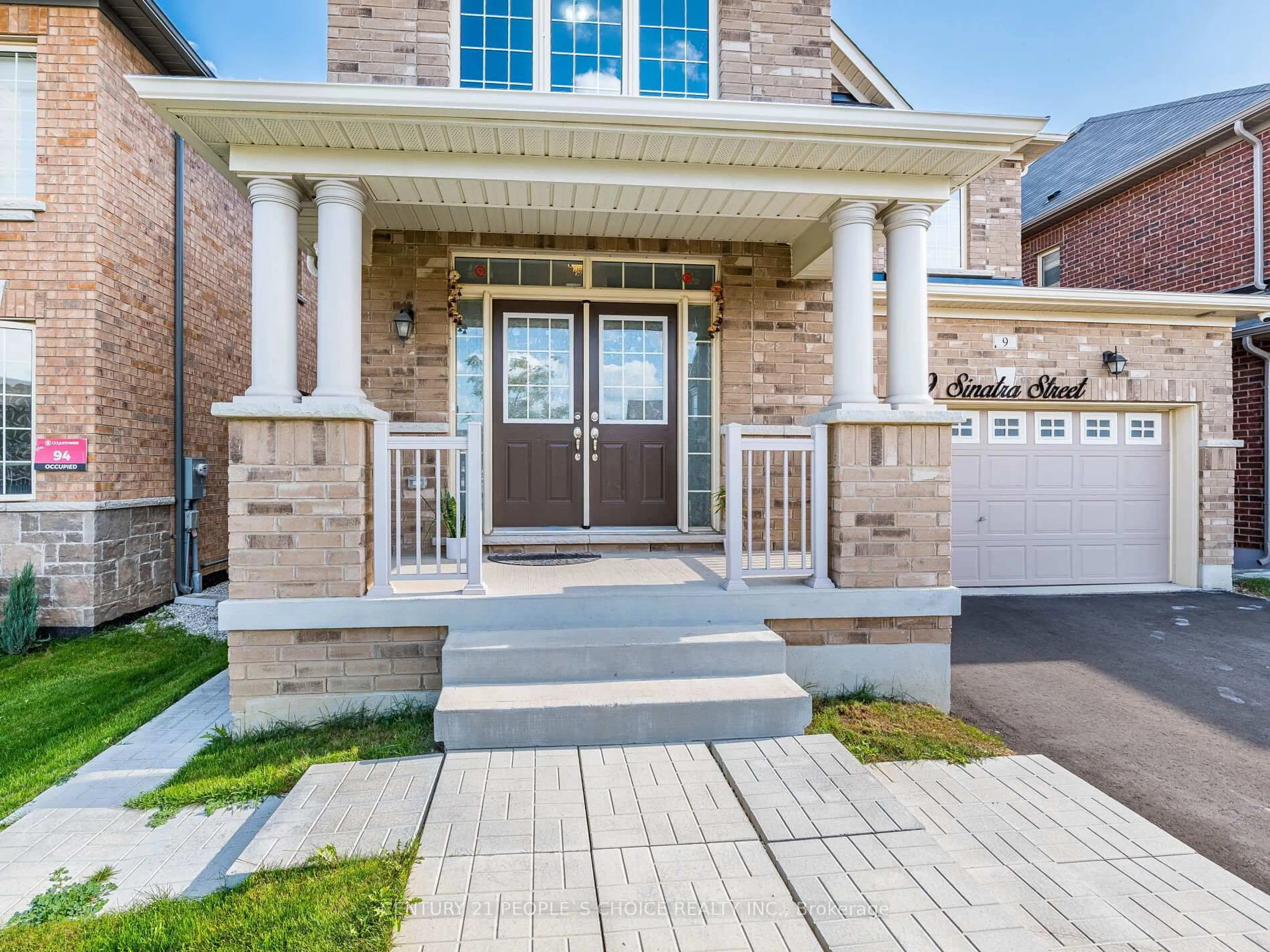 Home with brick exterior material, street for 9 Sinatra St, Brampton Ontario L6R 4B1