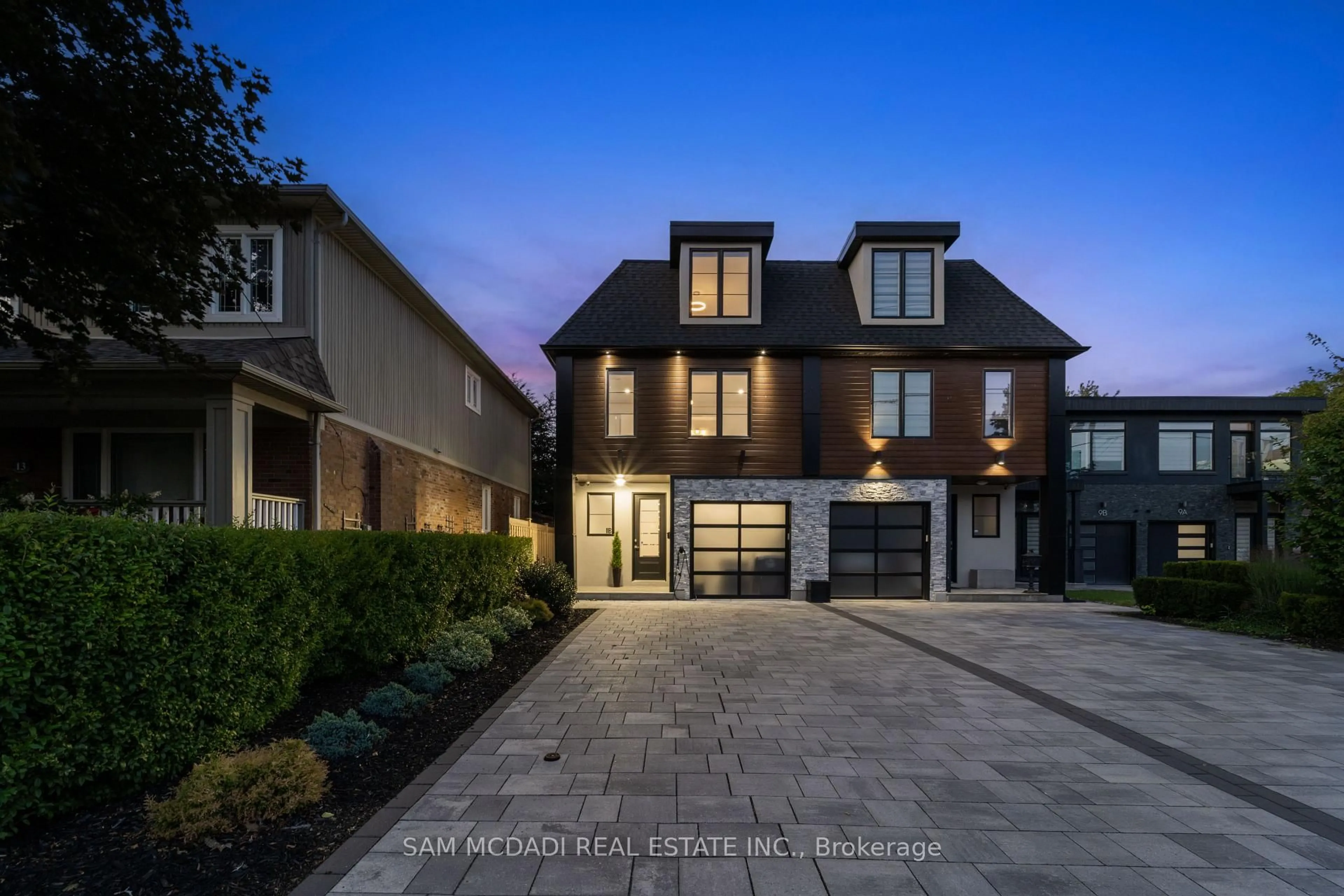 Home with brick exterior material, street for 11B Maple Ave, Mississauga Ontario L5H 2R9