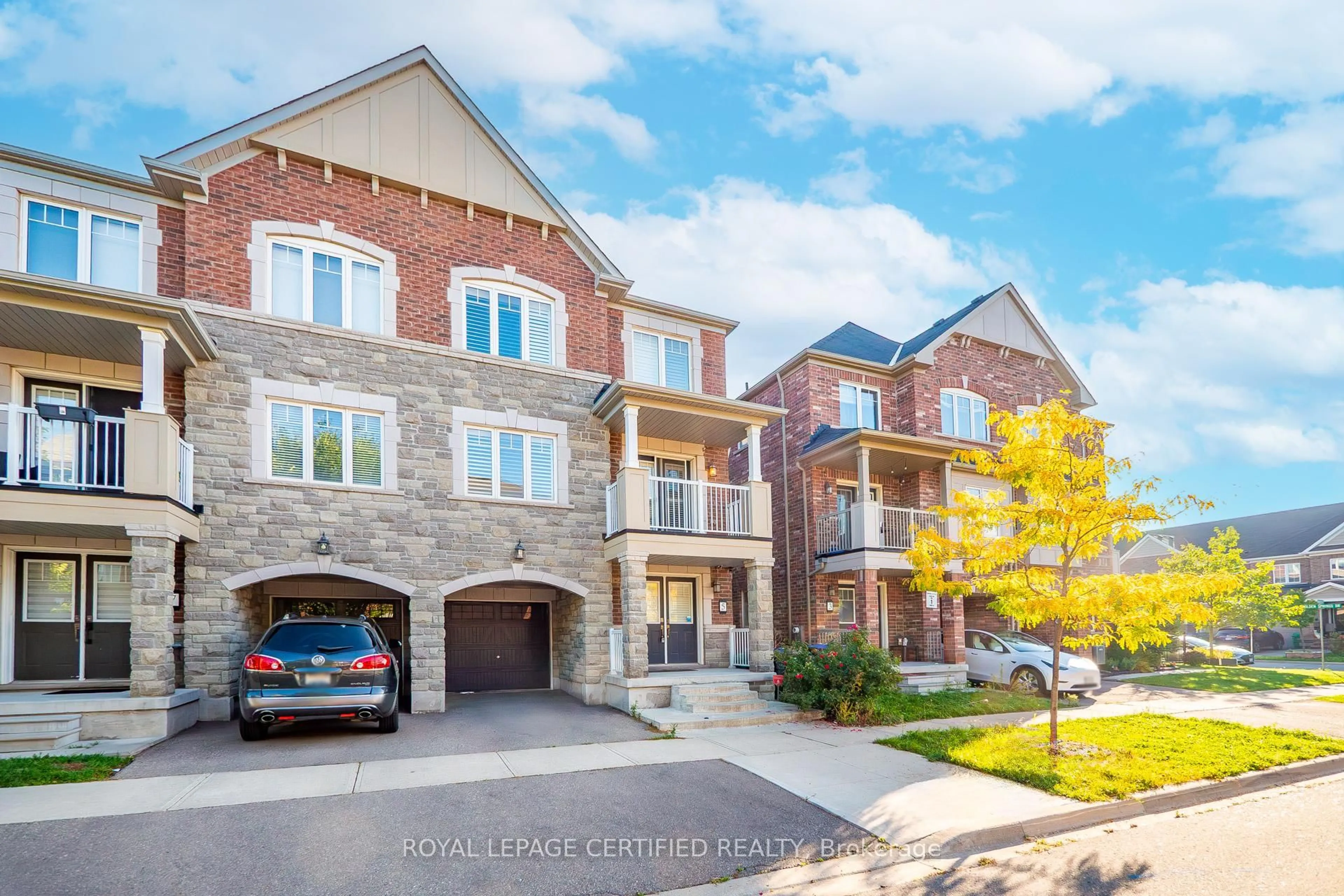 Home with brick exterior material, street for 5 Francesco St, Brampton Ontario L7A 4N7