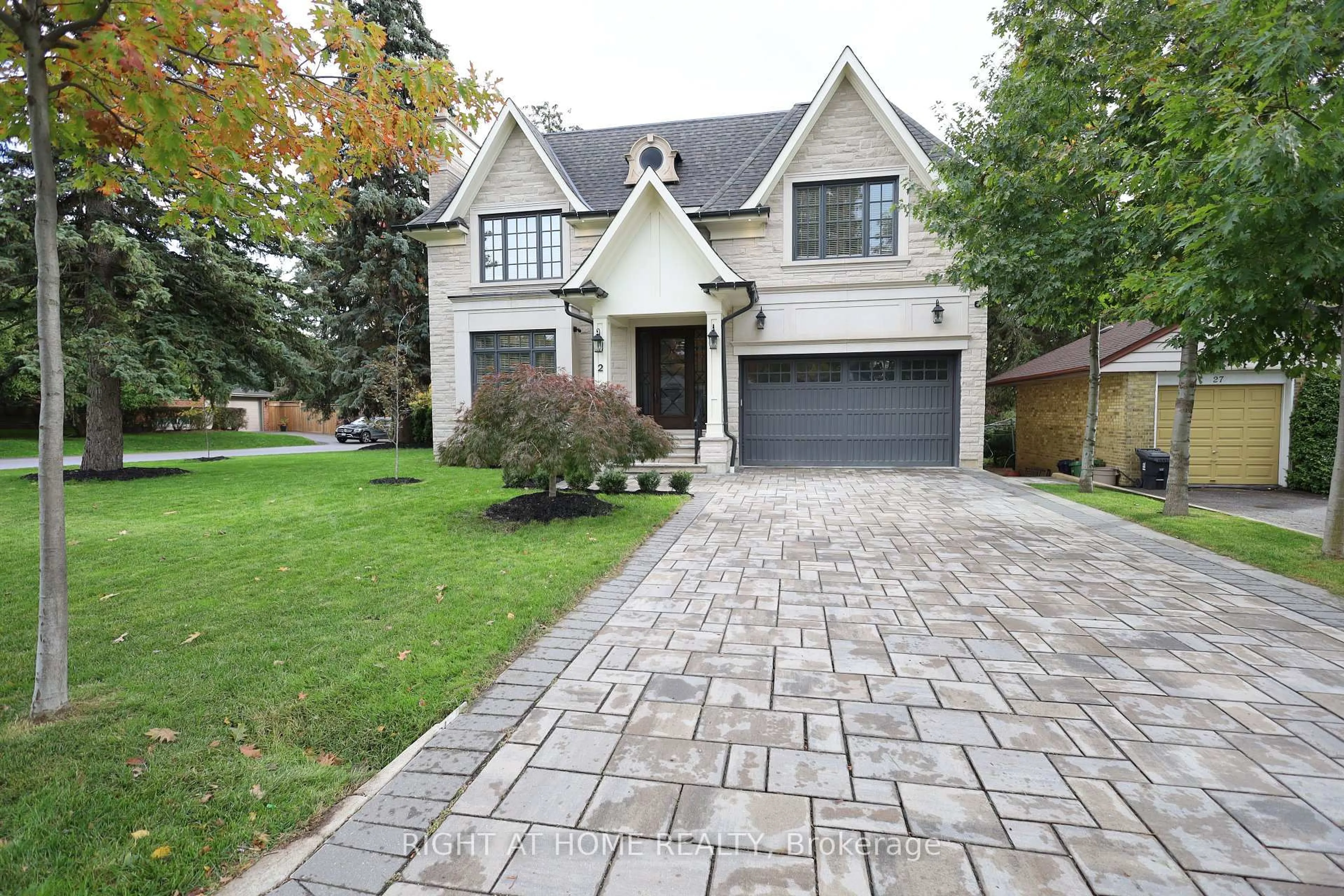Home with brick exterior material, street for 2 Finchley Rd, Toronto Ontario M9A 2X3