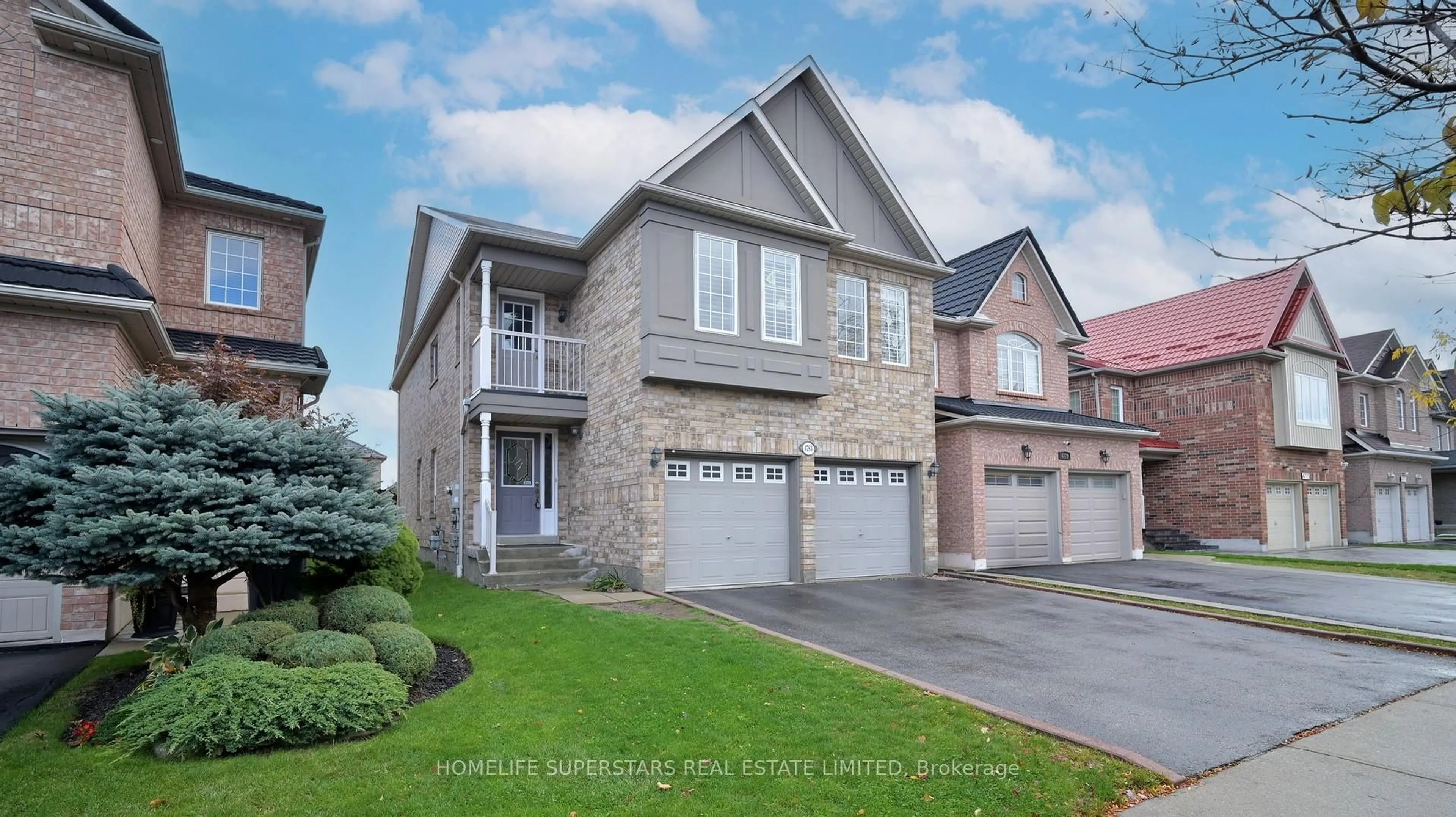 Home with brick exterior material, street for 4783 Apple Blossom Circ, Mississauga Ontario L5V 3C7