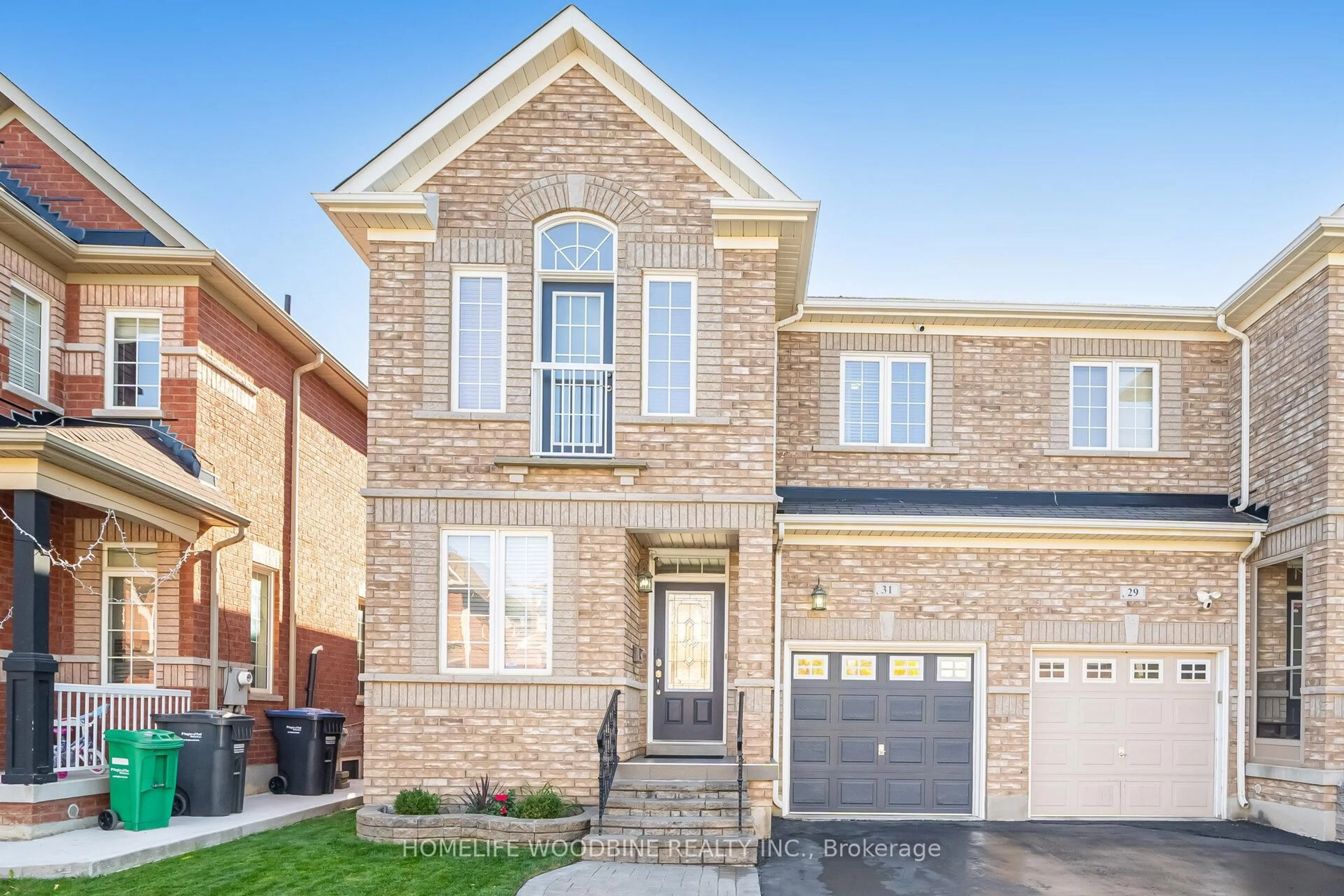 Home with brick exterior material, street for 31 Boundbrook Dr, Brampton Ontario L7A 0M1