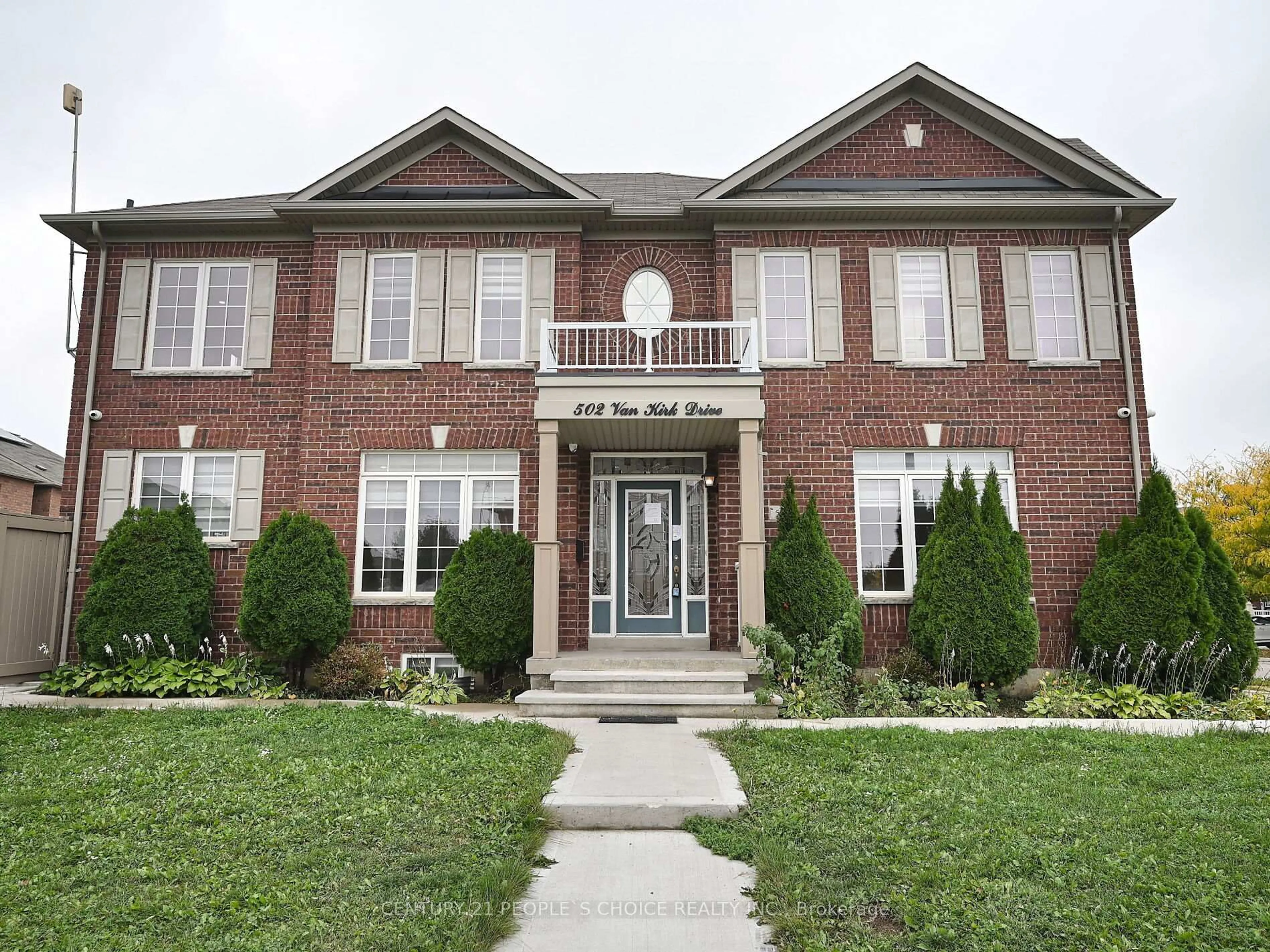 Home with brick exterior material, street for 502 Van Kirk Dr, Brampton Ontario L7A 0L6