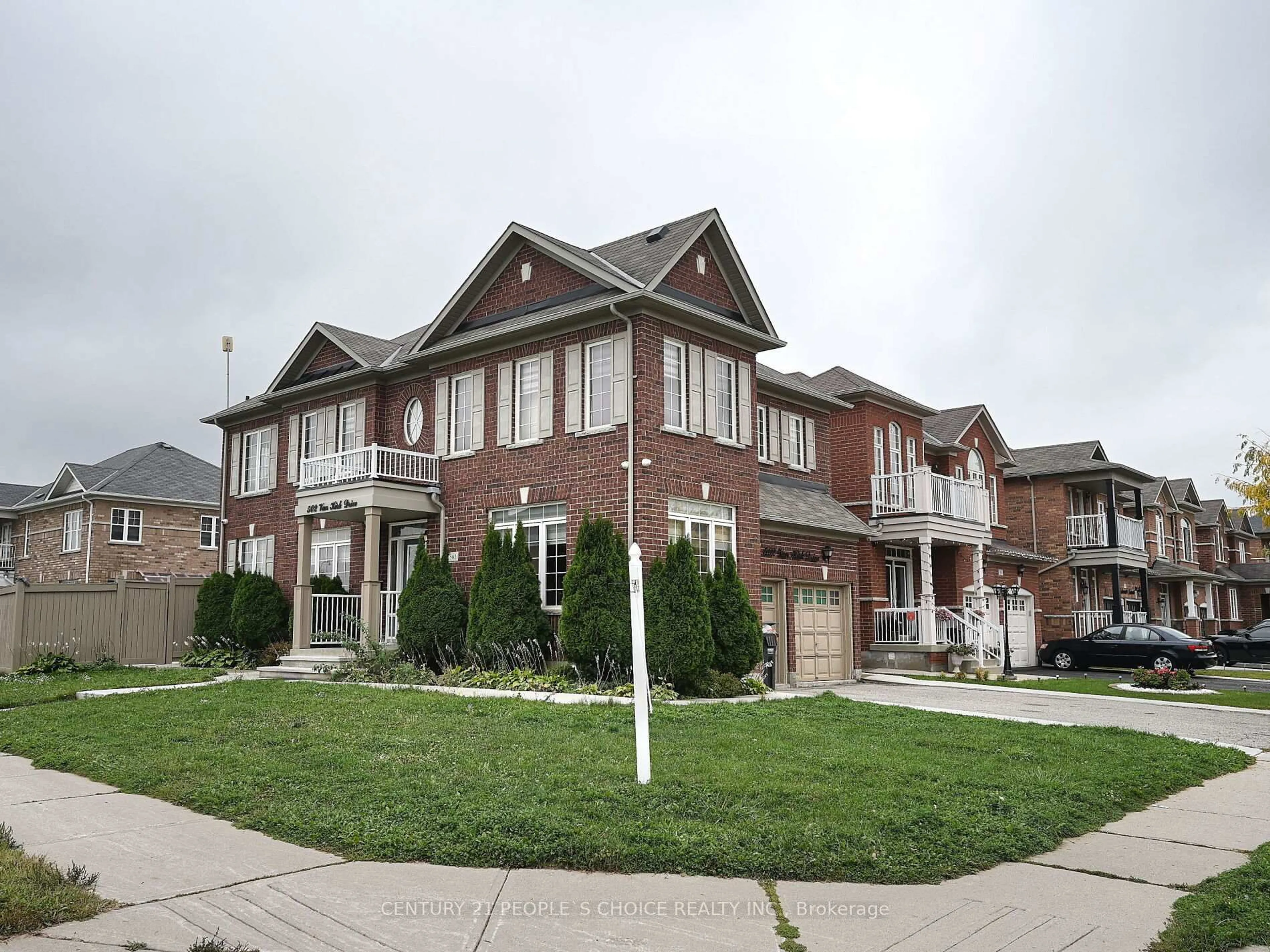 Home with brick exterior material, street for 502 Van Kirk Dr, Brampton Ontario L7A 0L6