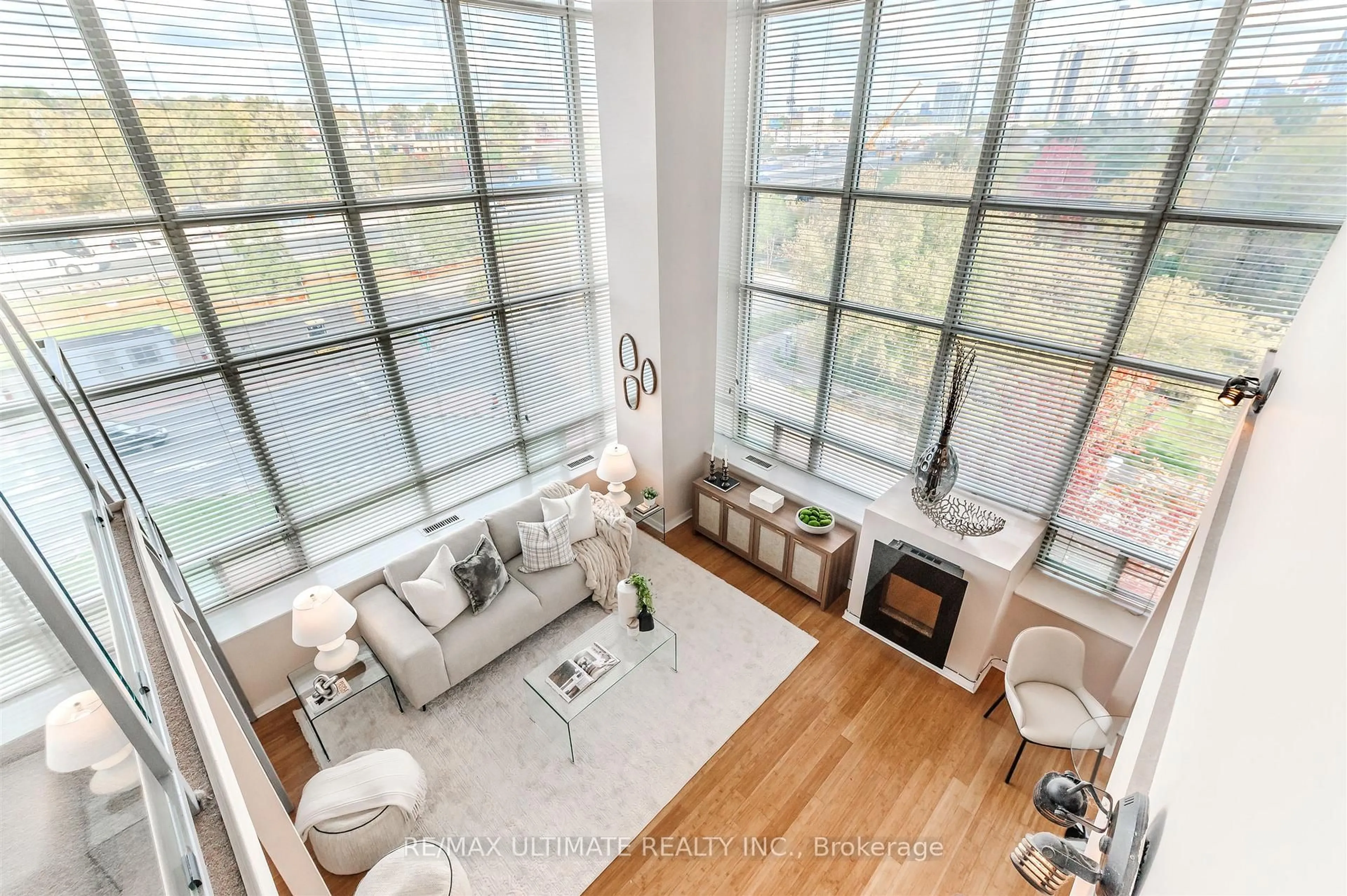 Living room with furniture, unknown for 300 Manitoba St #301, Toronto Ontario M8Y 4G6