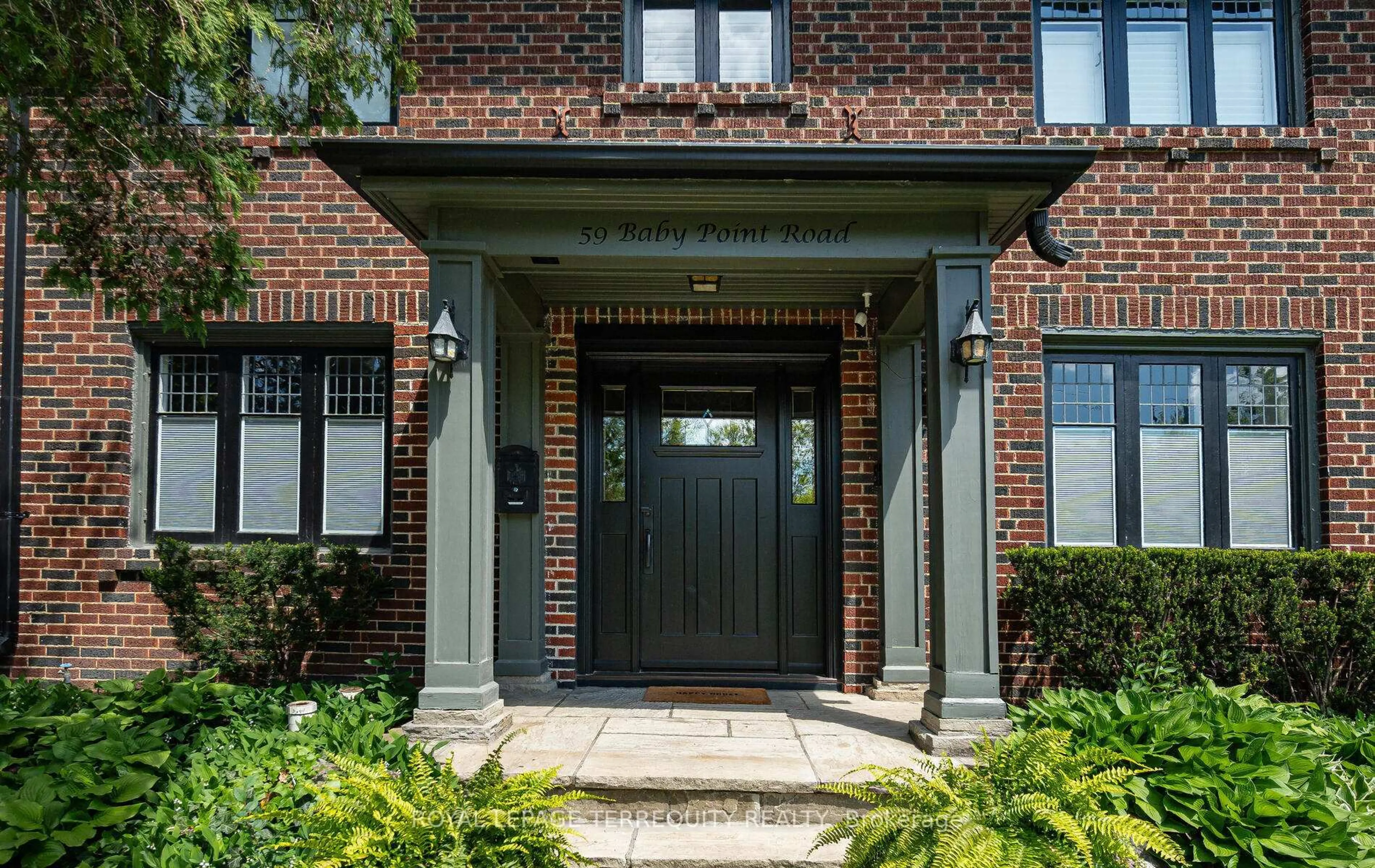 Home with brick exterior material, street for 59 Baby Point Rd, Toronto Ontario M6S 2G4