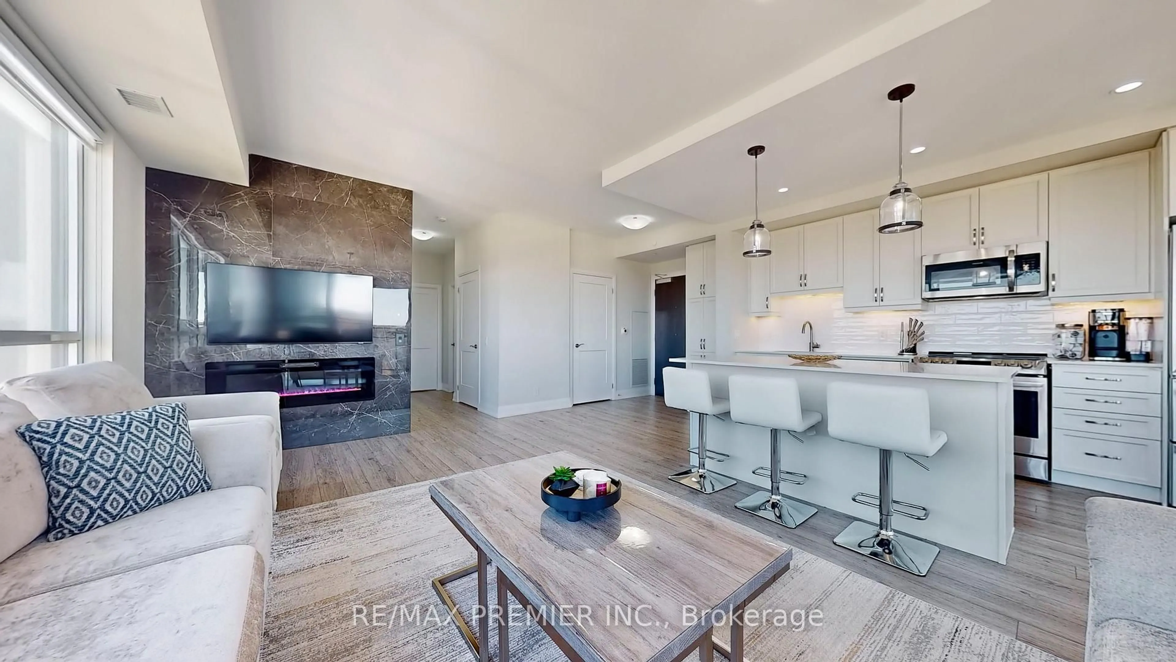 Open concept kitchen, unknown for 15 Lynch St #808, Brampton Ontario L6W 0C7