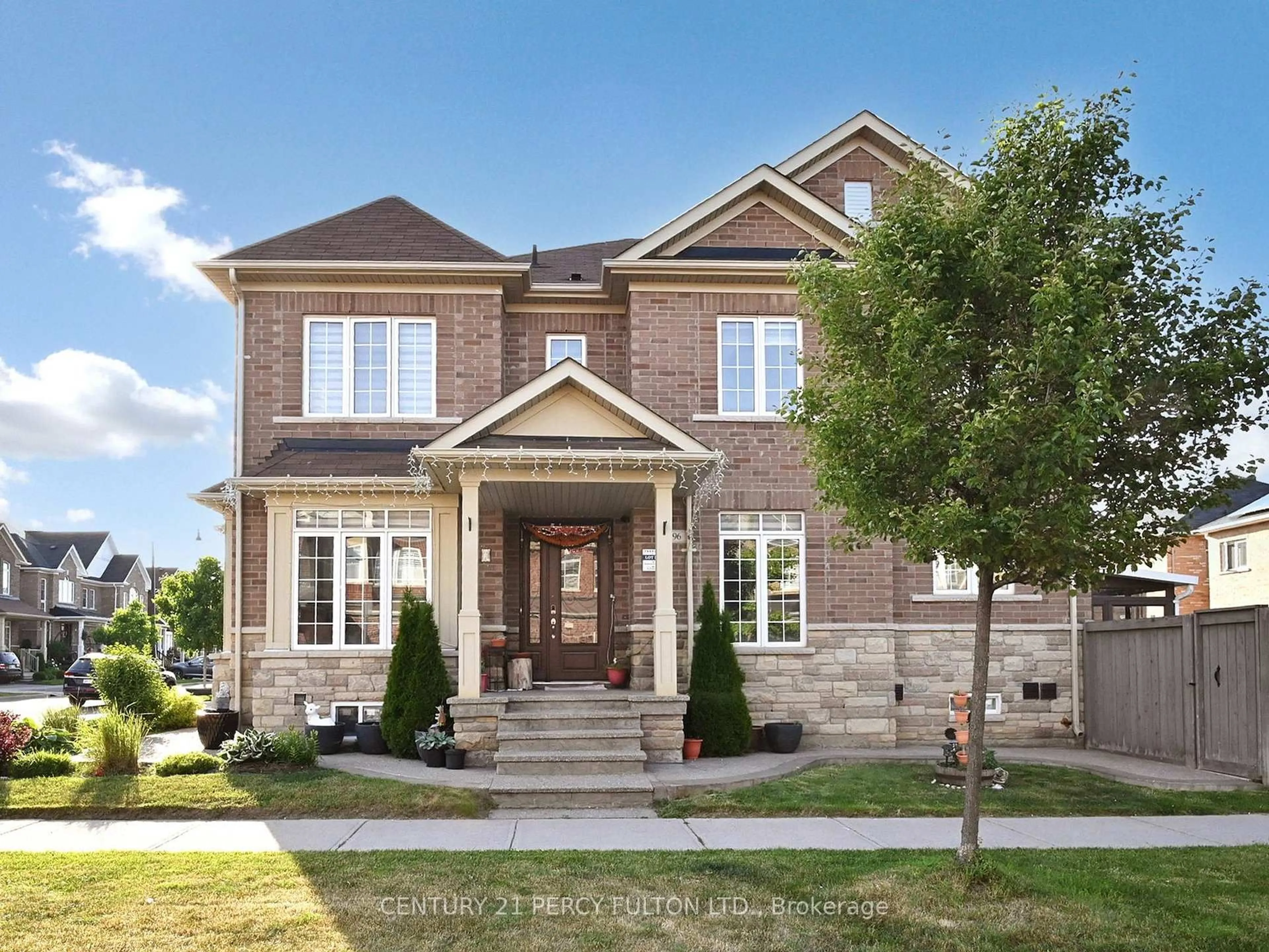 Home with brick exterior material, street for 96 Humberstone Cres, Brampton Ontario L7A 4B8