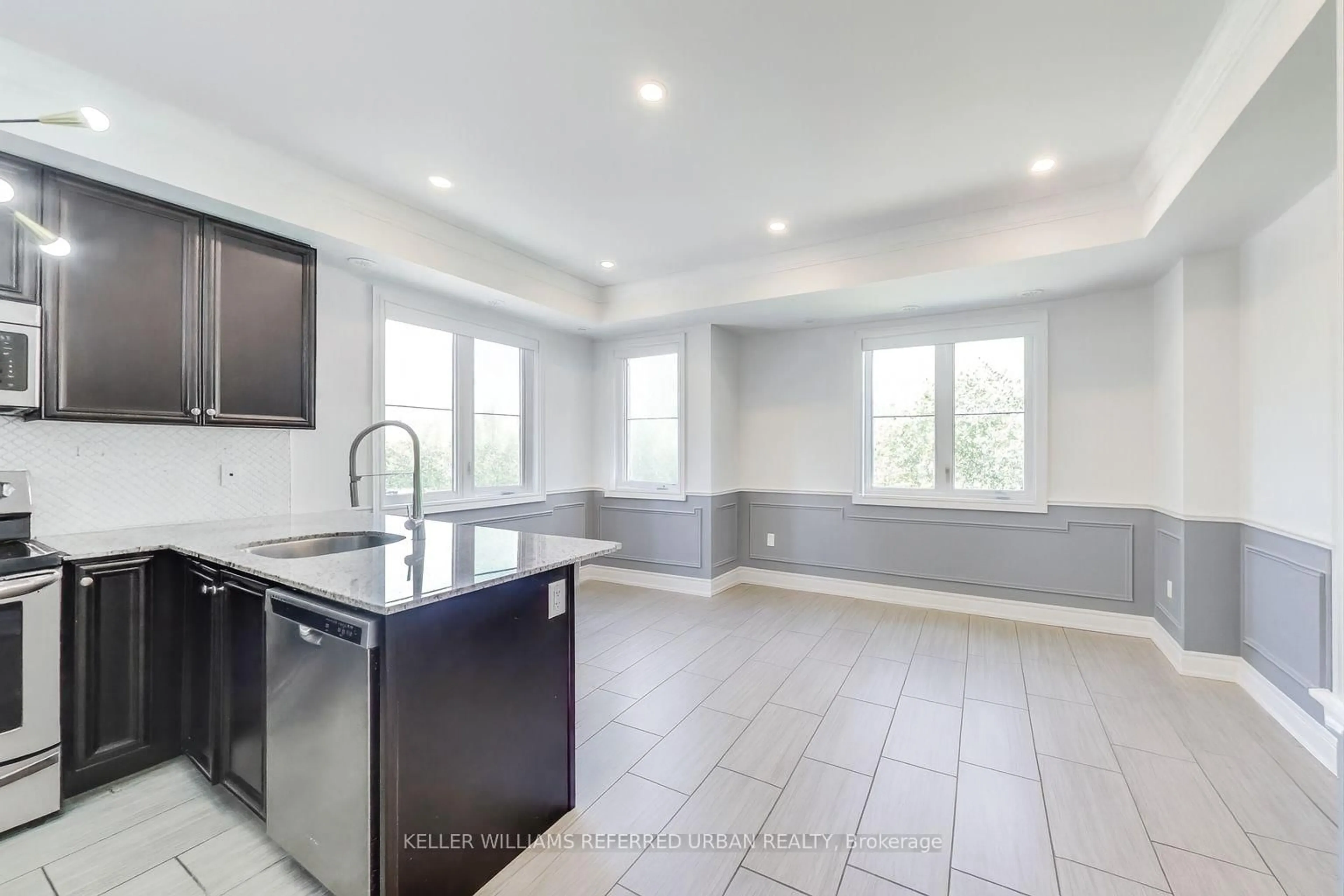 Open concept kitchen, ceramic/tile floor for 380 Hopewell Ave #231, Toronto Ontario M6E 2S2