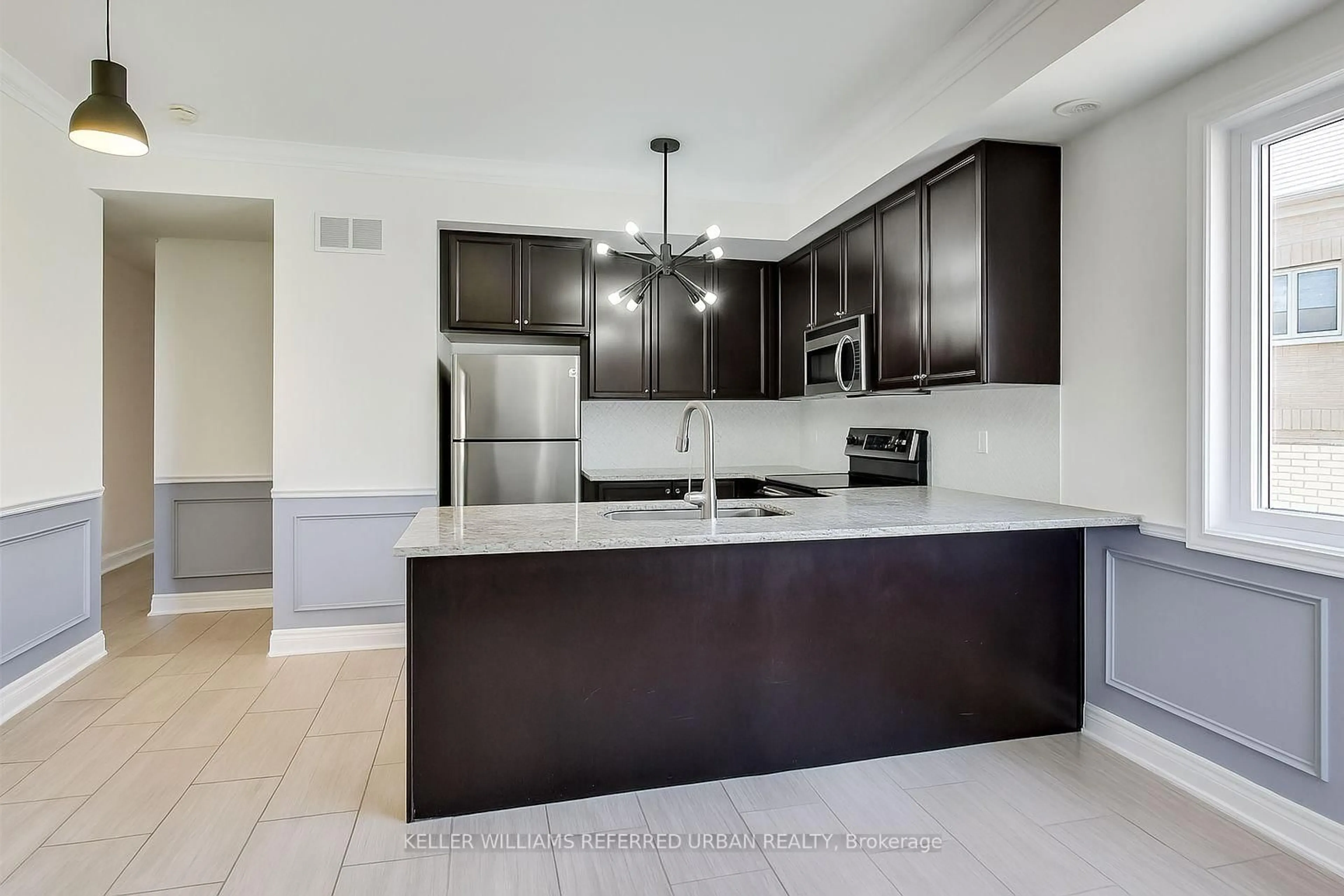 Open concept kitchen, ceramic/tile floor for 380 Hopewell Ave #231, Toronto Ontario M6E 2S2