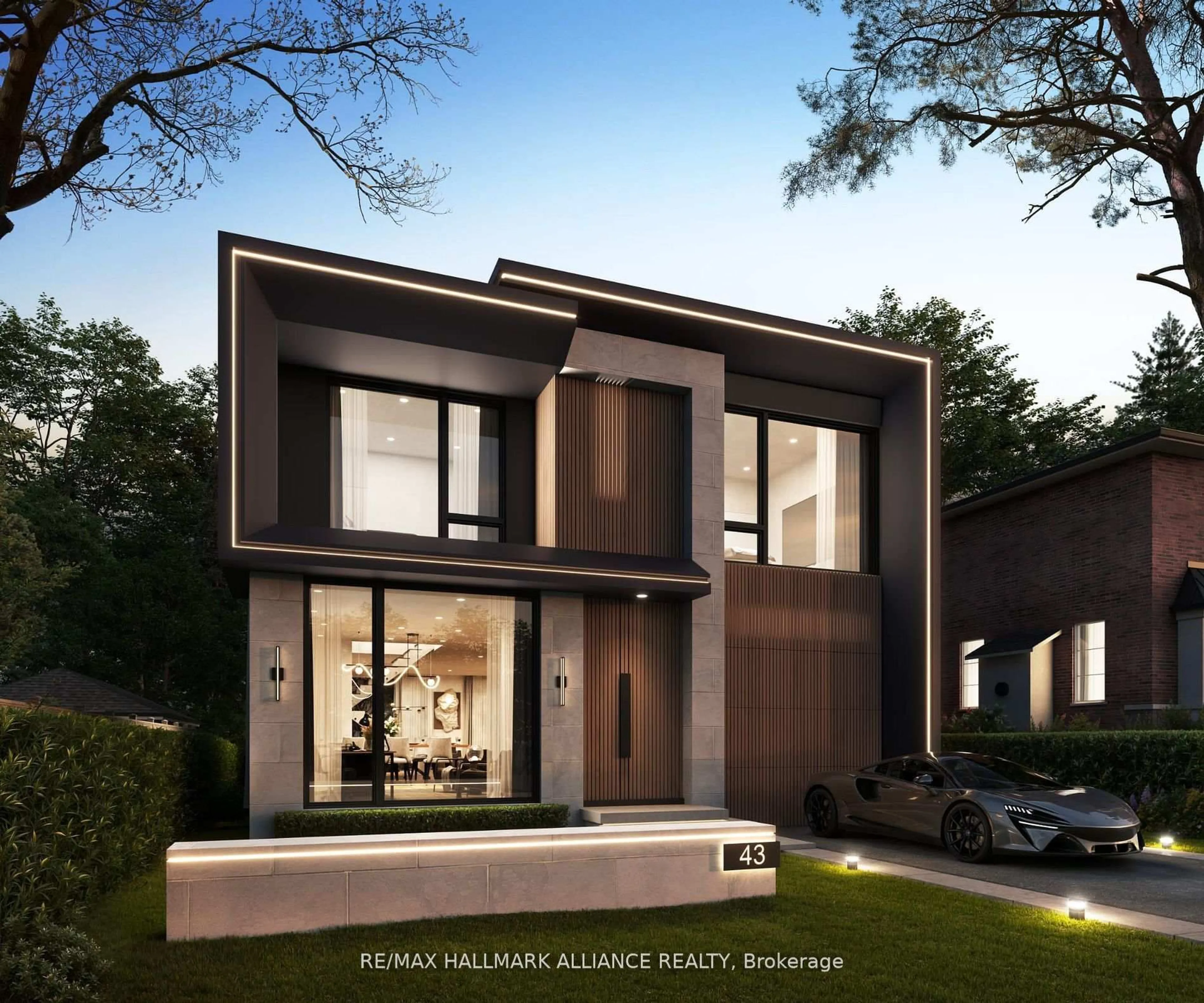 Home with brick exterior material, building for 43 Trueman Ave, Toronto Ontario M8Z 5A3