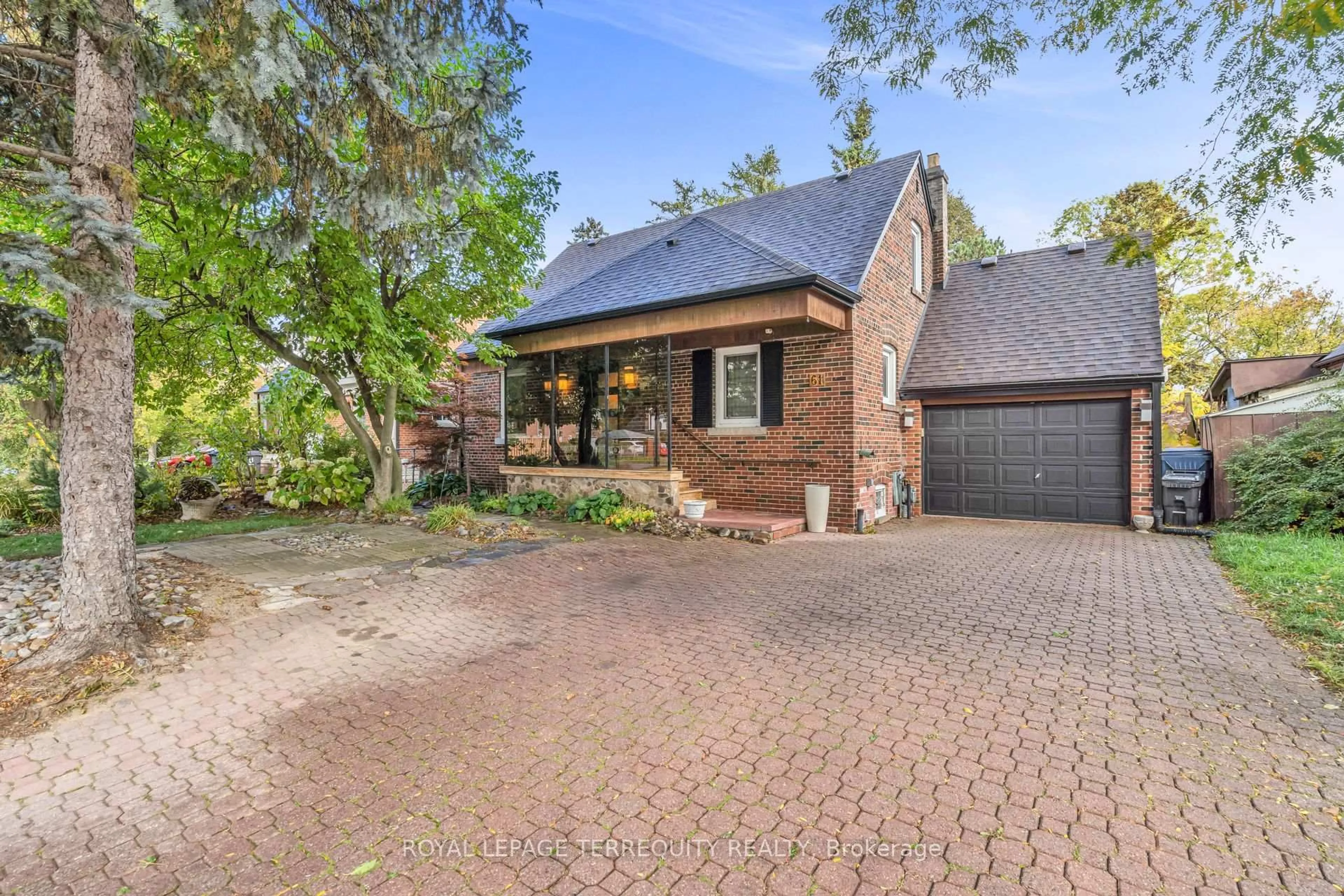 Home with brick exterior material, street for 61 Parkchester Rd, Toronto Ontario M6M 2S1